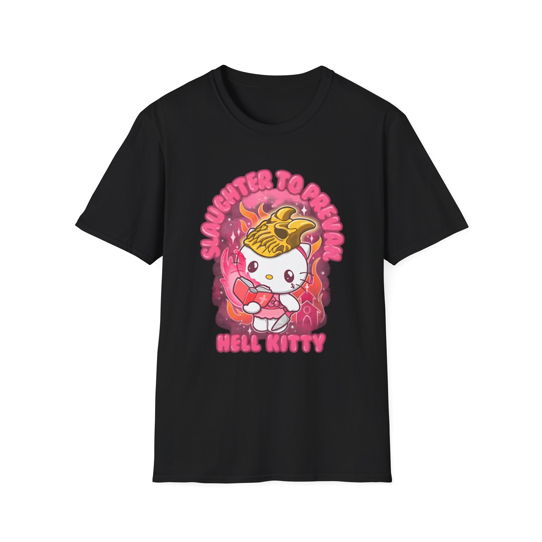 First Blood Slaughter to Prevail Hell Kitty Unisex Softstyle T-Shirt