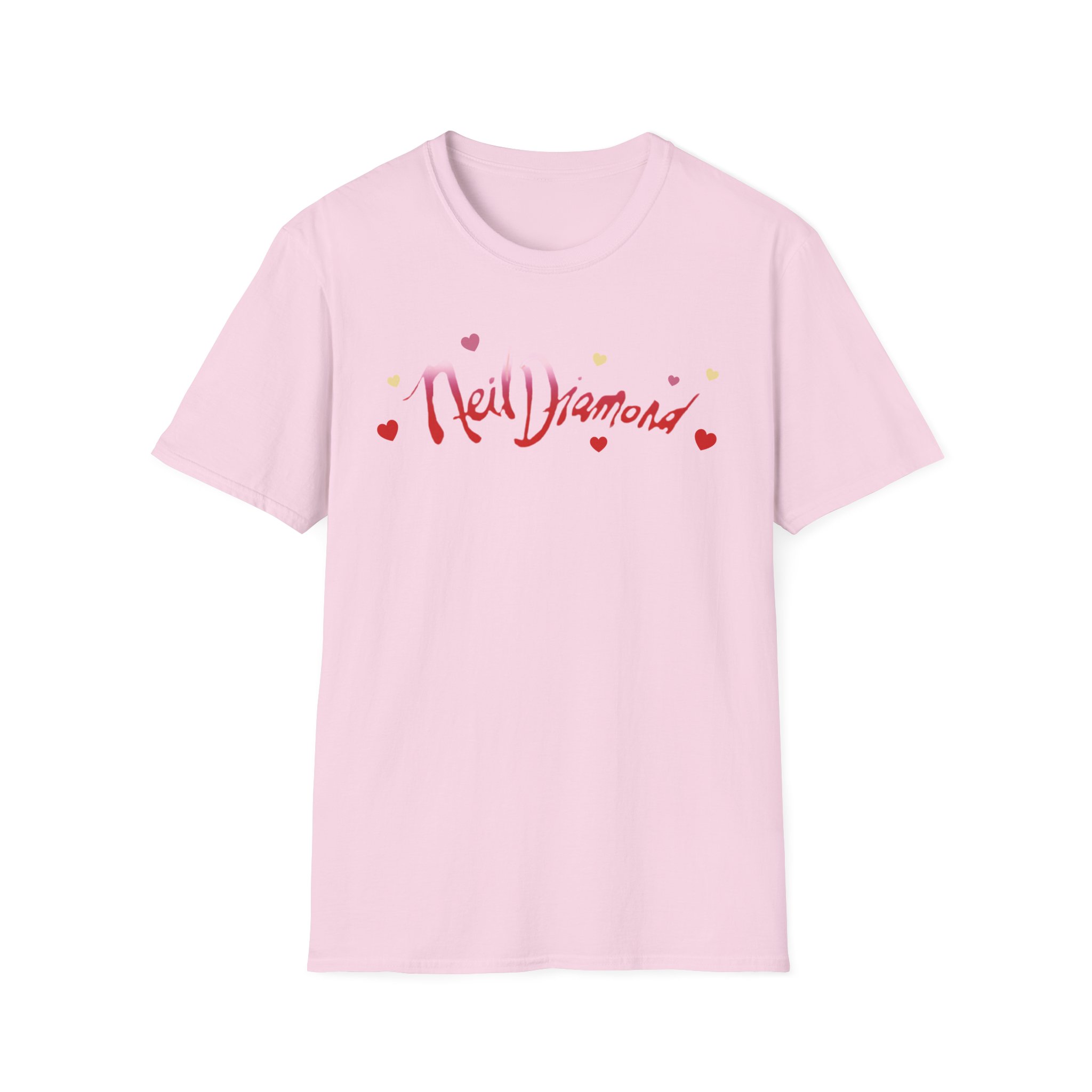 Neil Diamond Logo Heart Unisex Softstyle T-Shirt