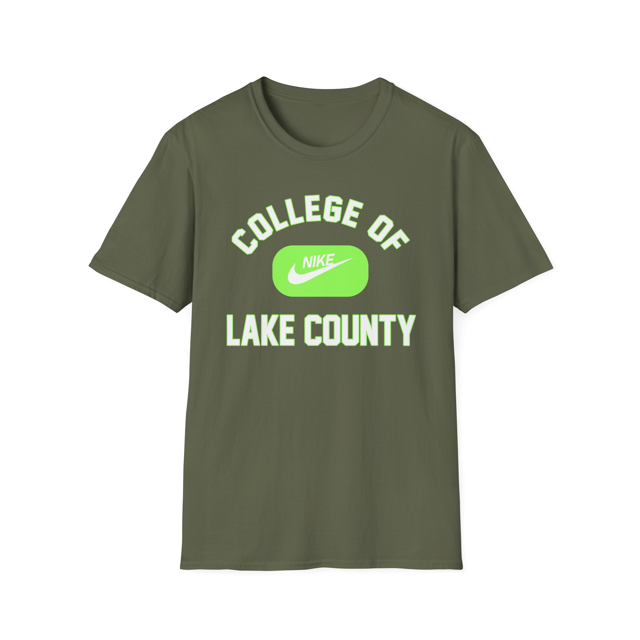 College Lake County Nike Club Unisex Softstyle T-Shirt