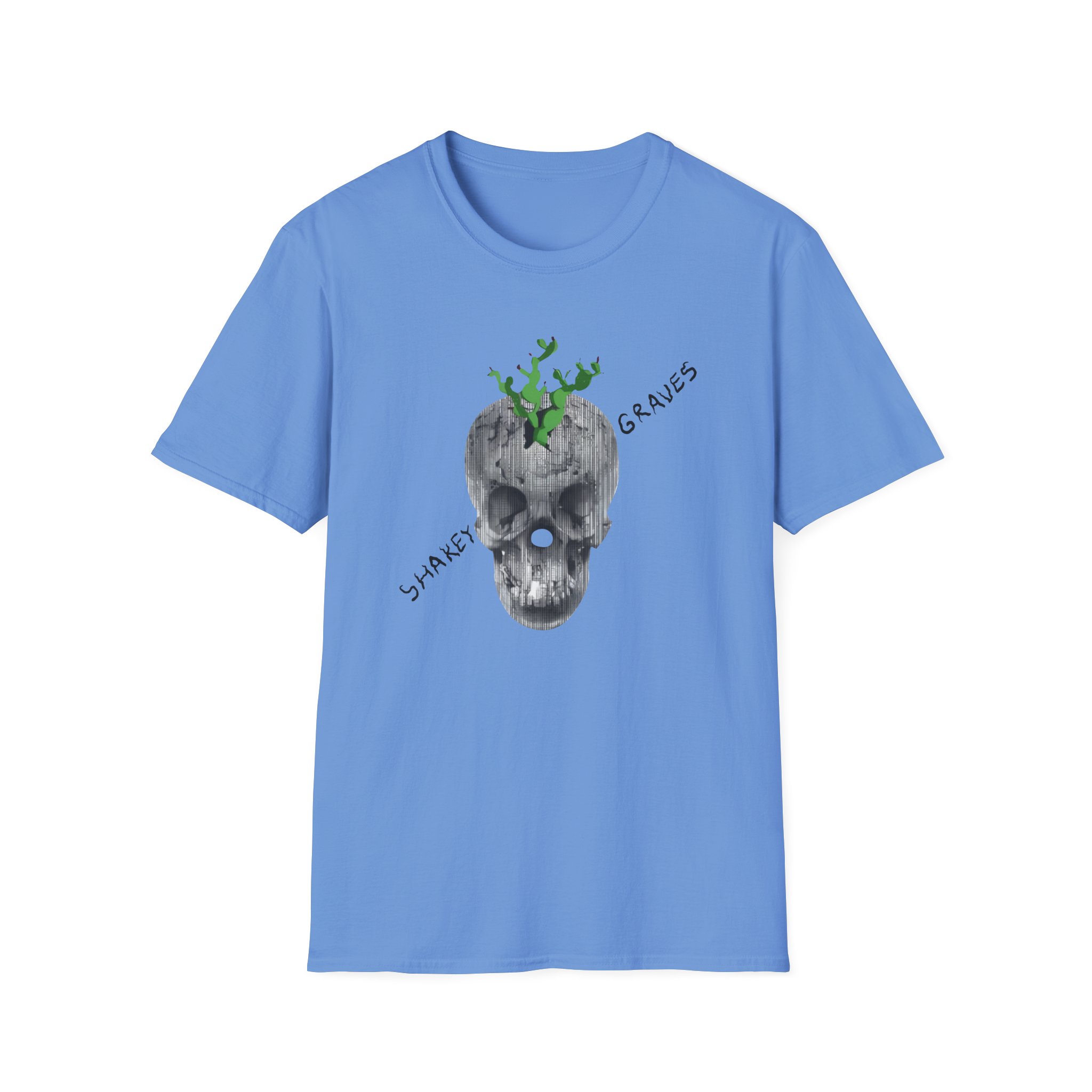 Shakey Graves Skull Unisex Softstyle T-Shirt