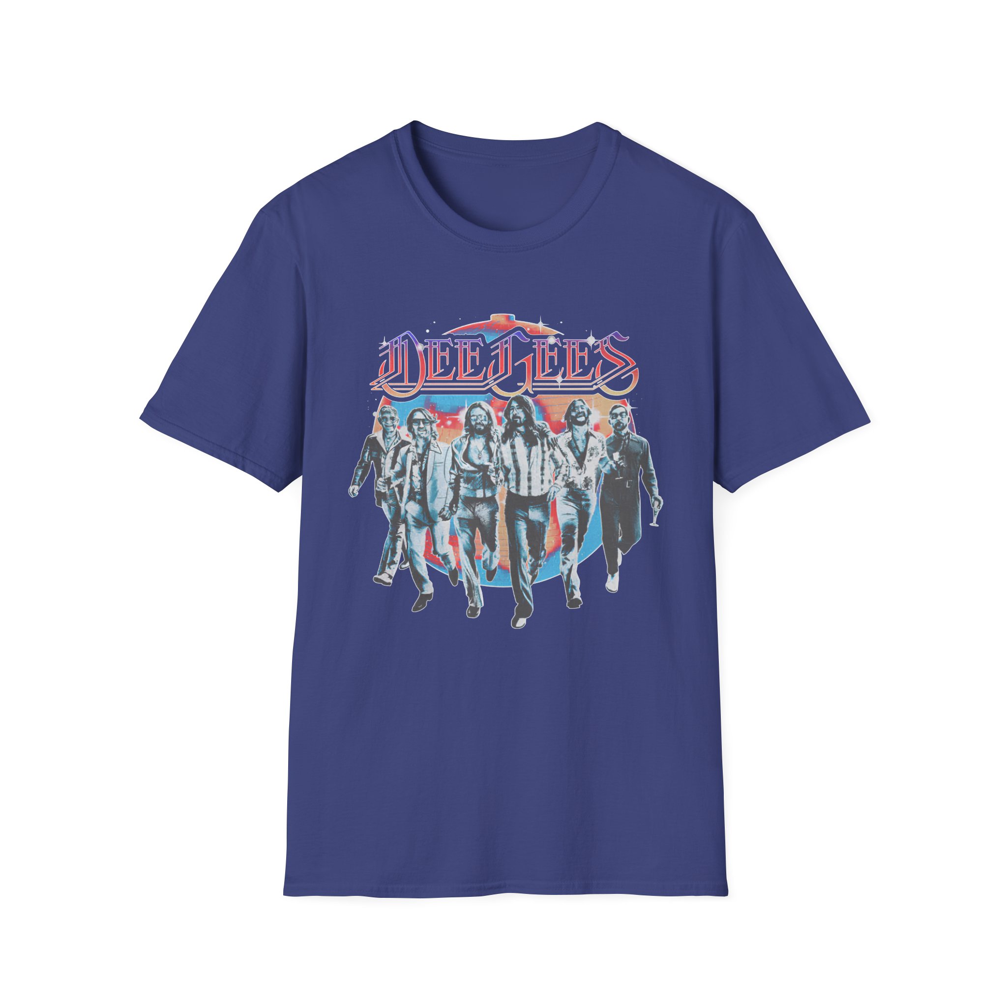 Foo Fighters Dee Gees Hail Satin Unisex Softstyle T-Shirt