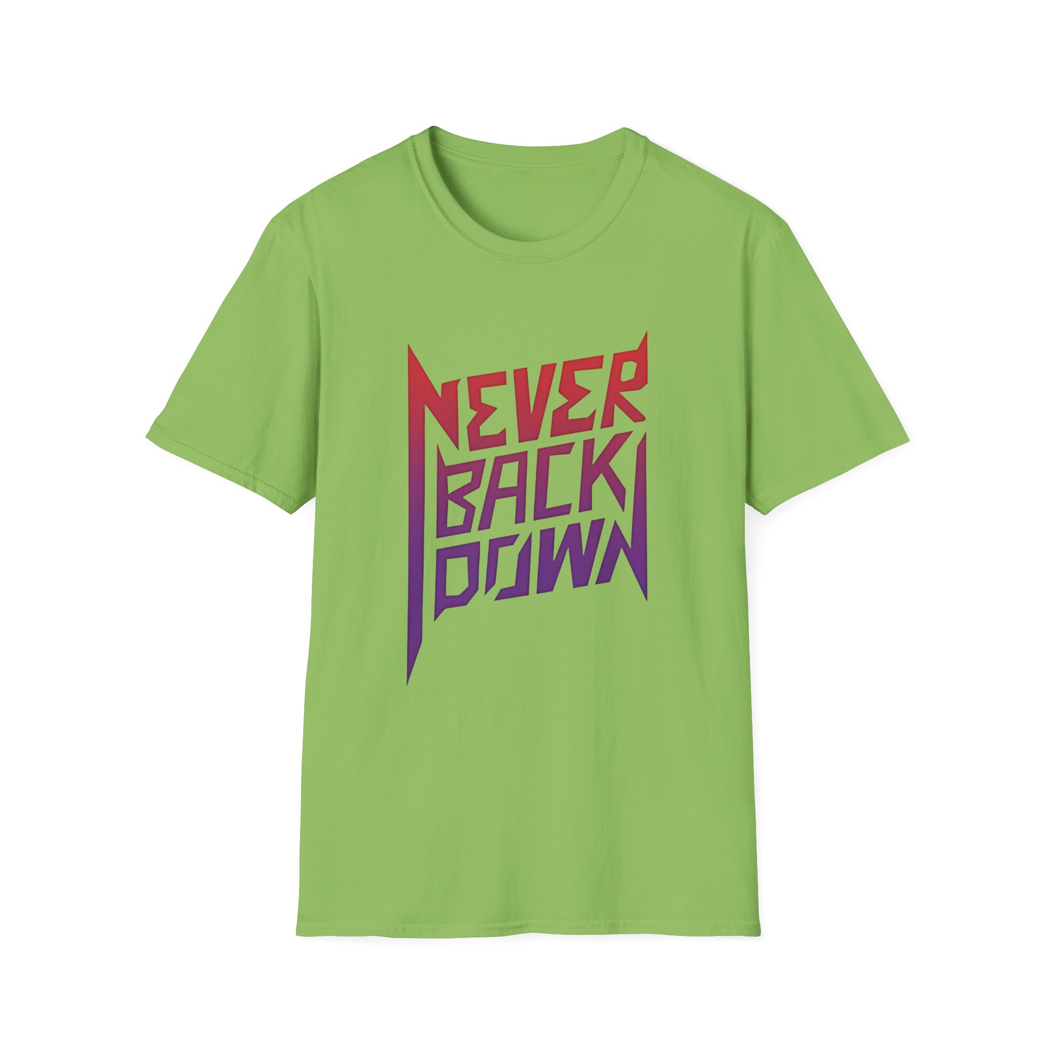 Nick Eh 30 Never Back Down Unisex Softstyle T-Shirt