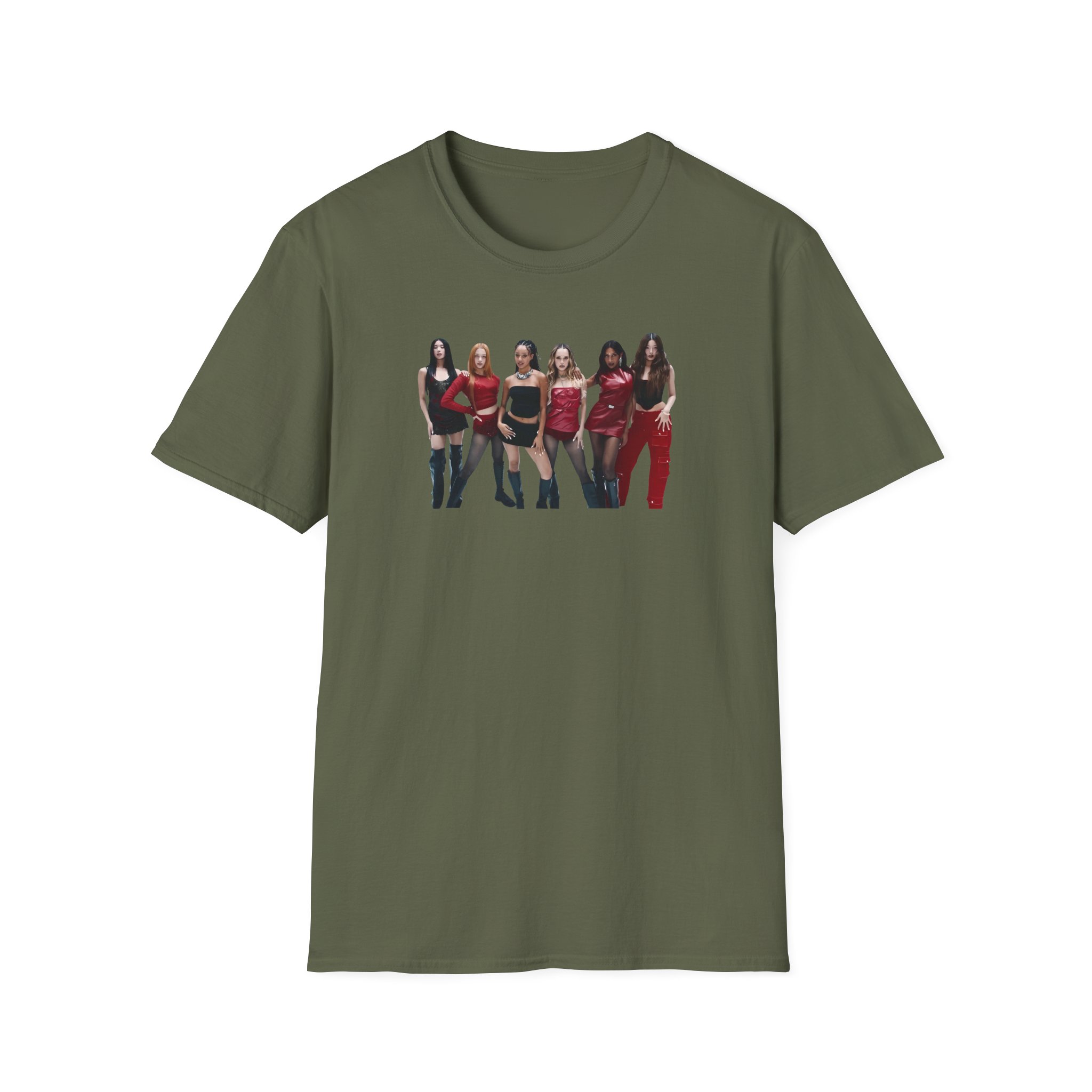 Katseye Red Photo Unisex Softstyle T-Shirt