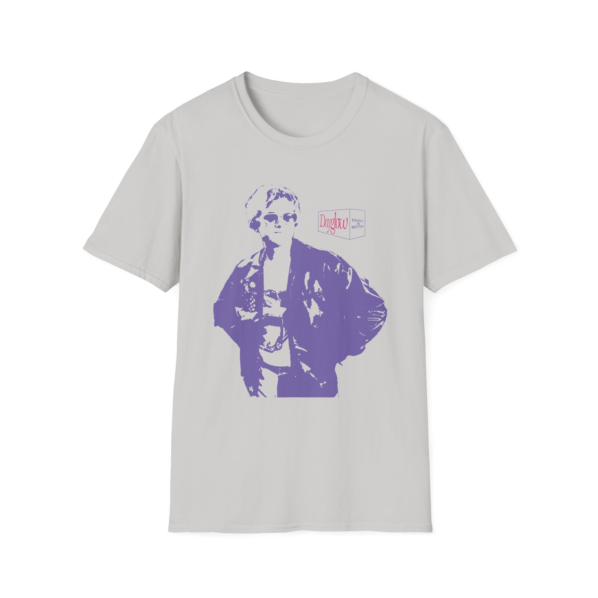 Dayglow People in Motion Natural Unisex Softstyle T-Shirt