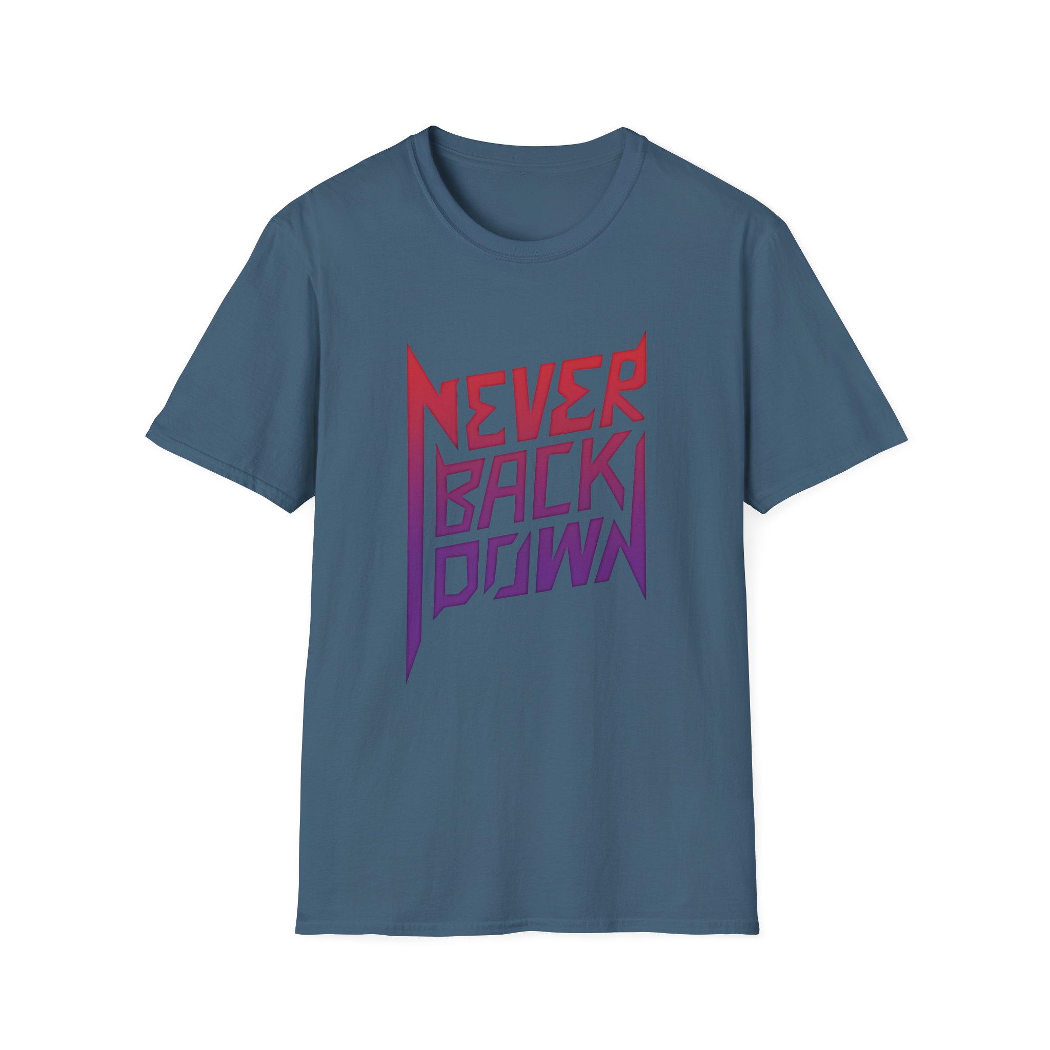 Nick Eh 30 Never Back Down Unisex Softstyle T-Shirt