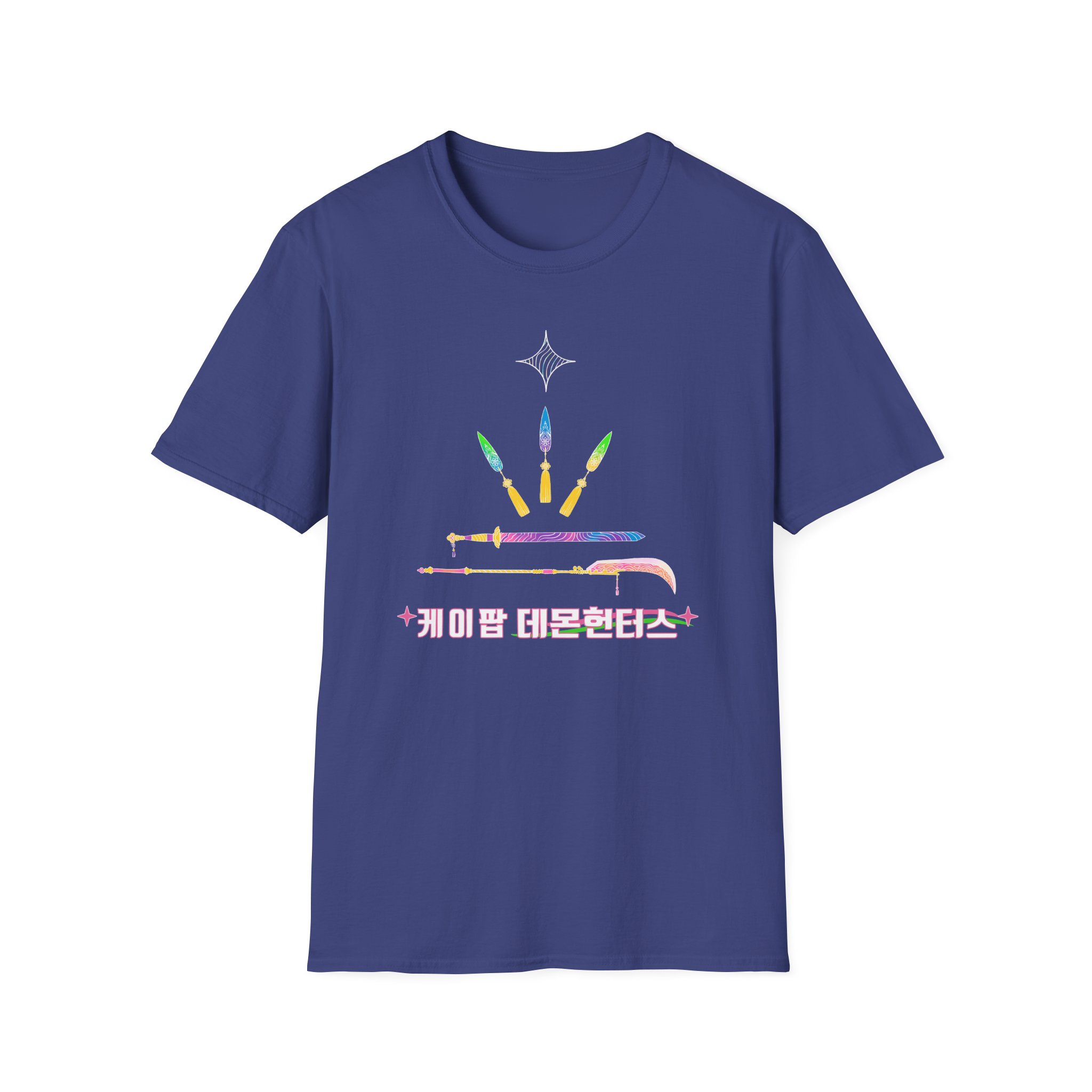 Kpop Demon Hunters Weapons Unisex Softstyle T-Shirt