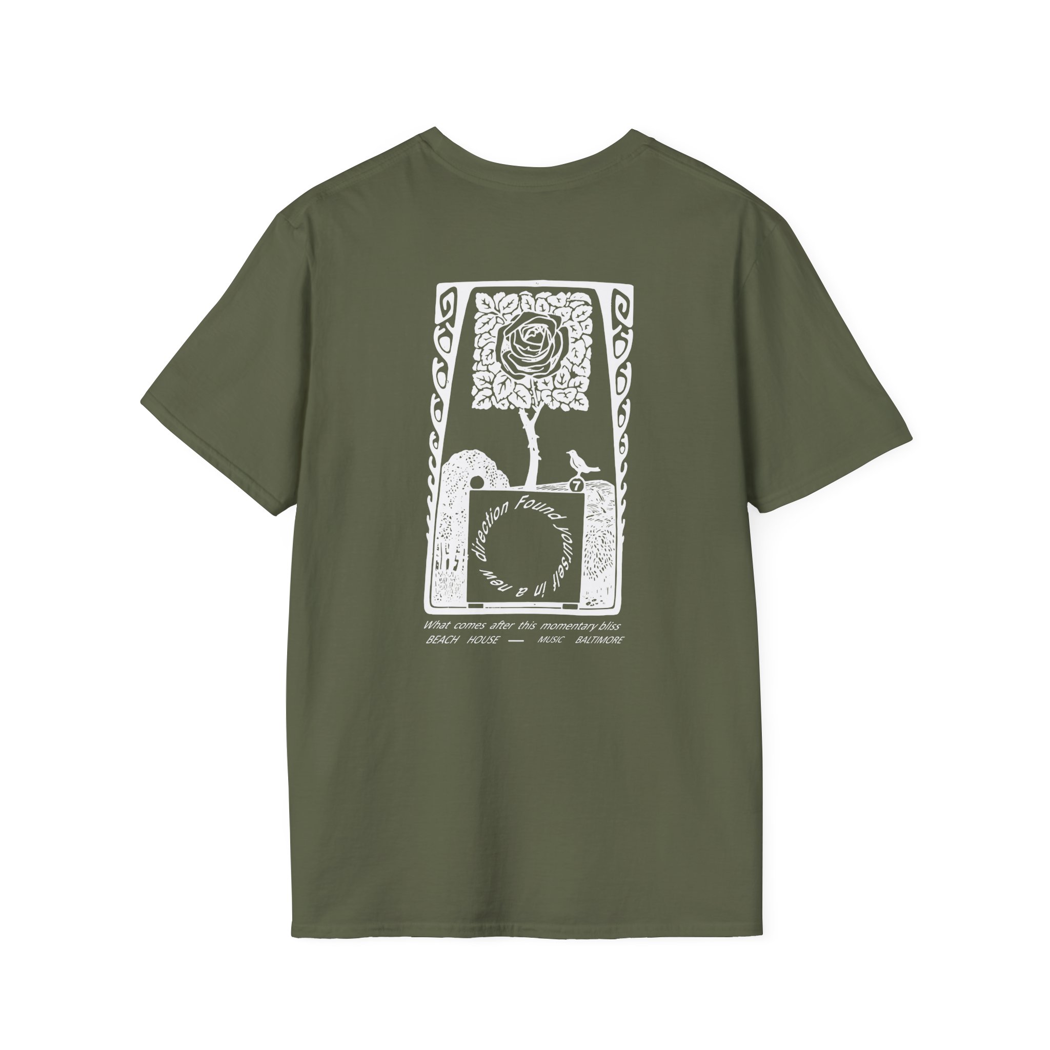 Beach House rose Unisex Softstyle T-Shirt