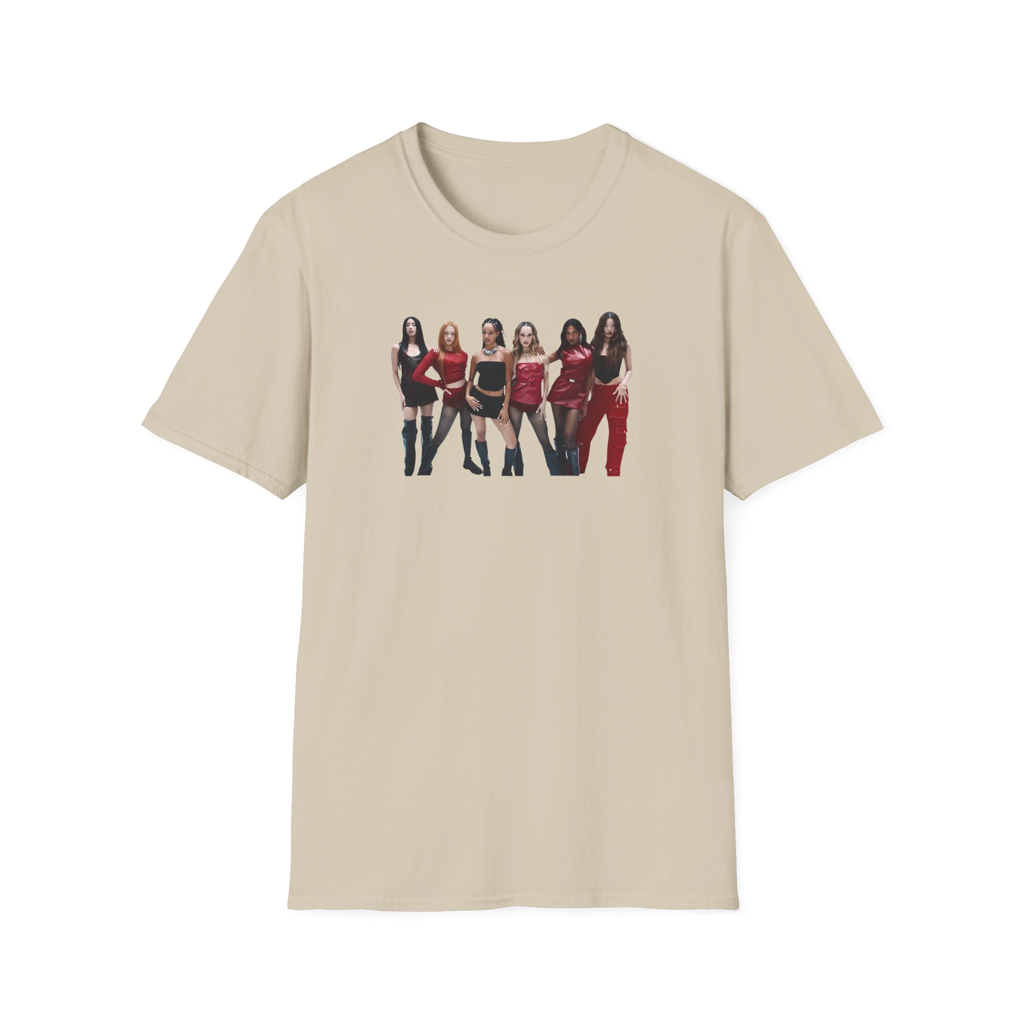 Katseye Red Photo Unisex Softstyle T-Shirt