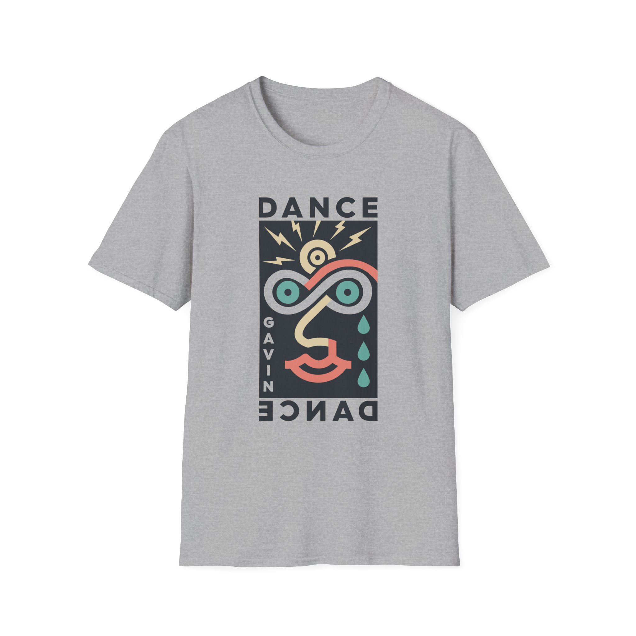 Dance Gavin Dance 8 Faces Unisex Softstyle T-Shirt