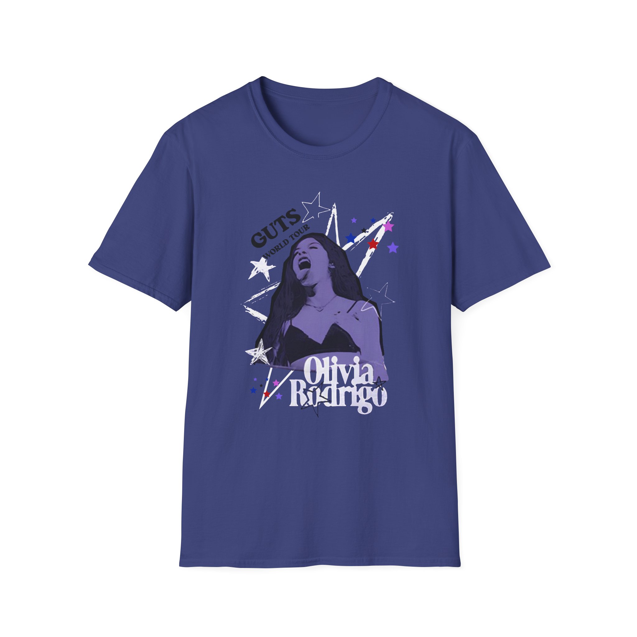 Olivia Rodrigo GUTS world tour unisex softstyle t-shirt