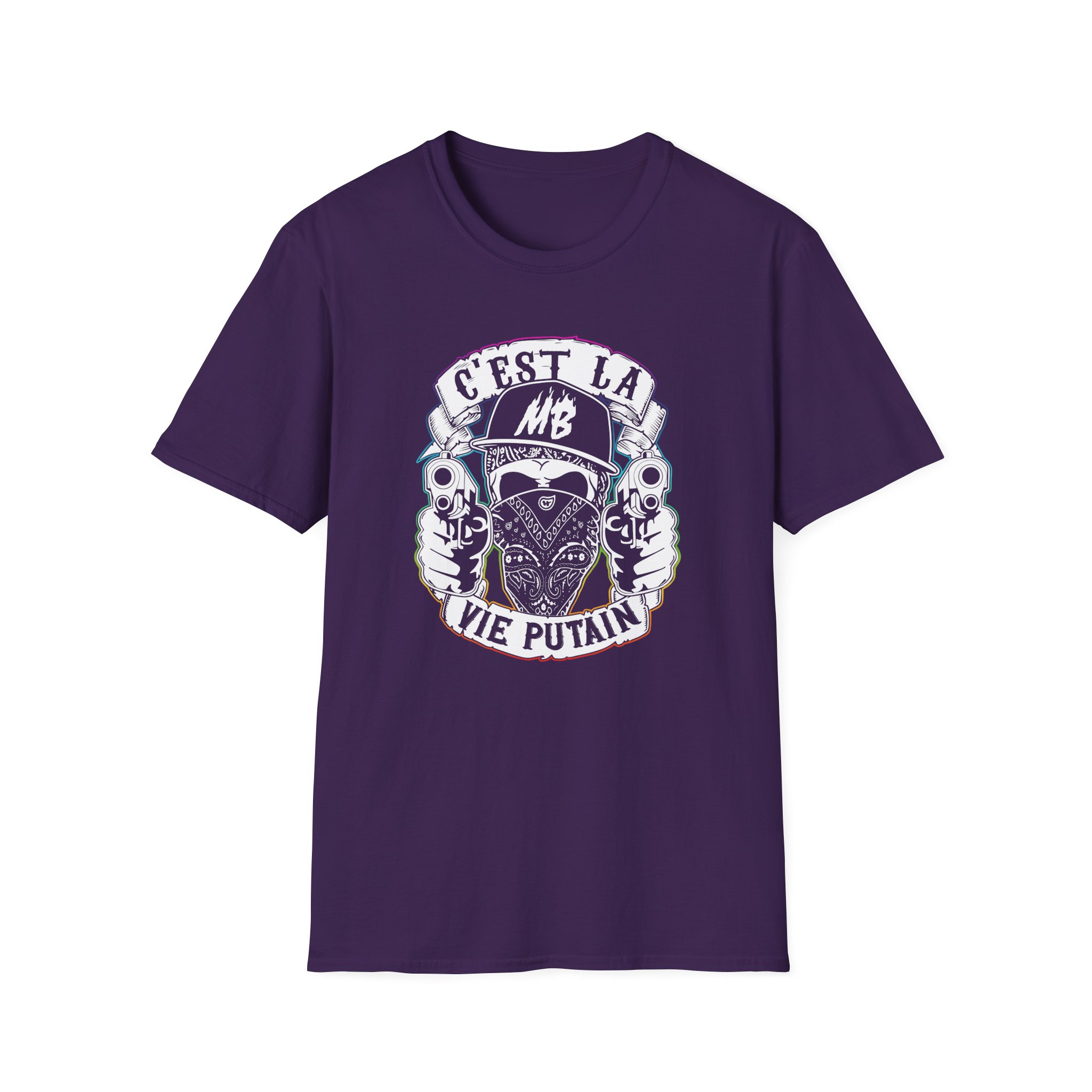 Montana Black C'est La Vie Putain Unisex Softstyle T-Shirt