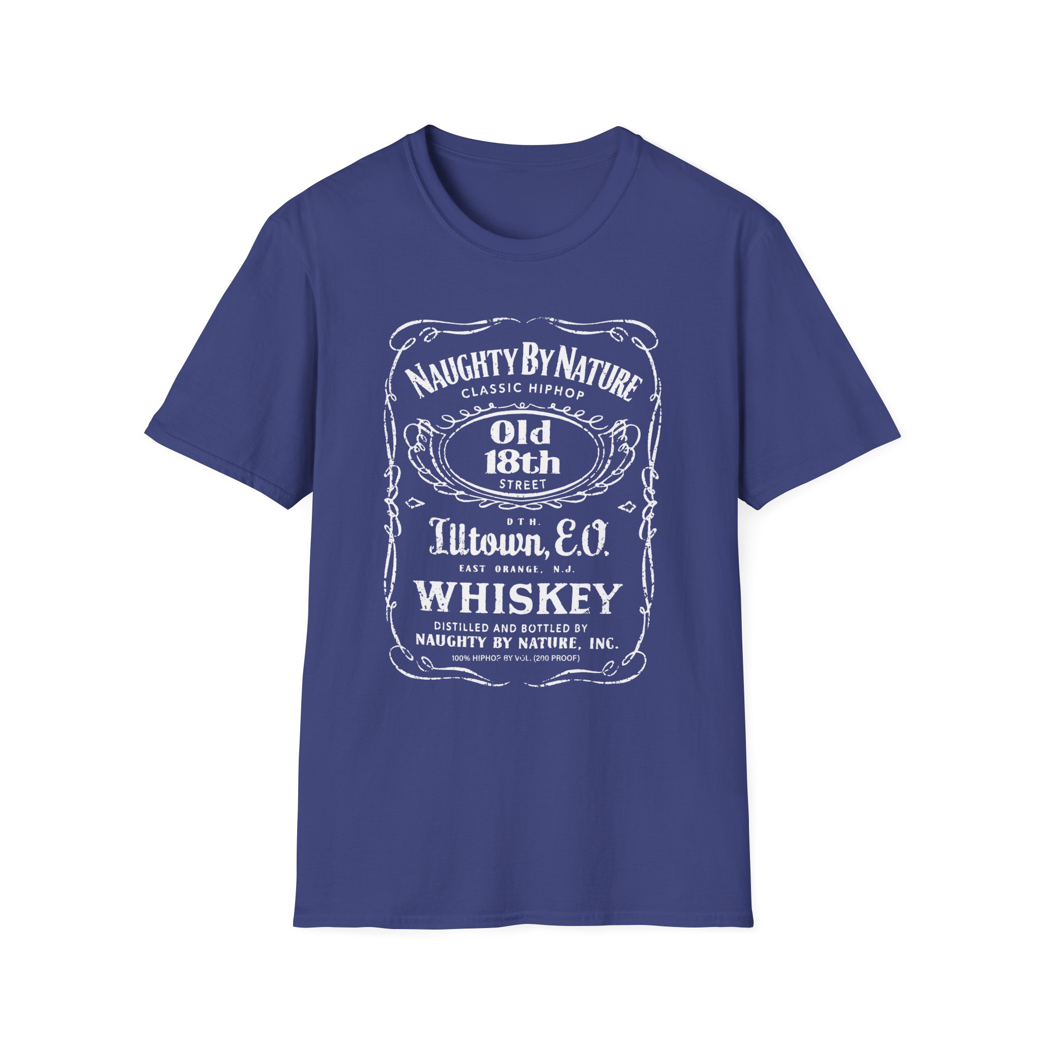 Naughty by Nature Old 18th St. Illtown Whiskey Unisex Softstyle T-Shirt