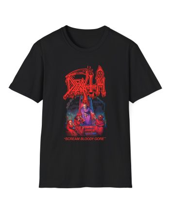 Death Scream Bloody Gore Unisex Softstyle T-Shirt