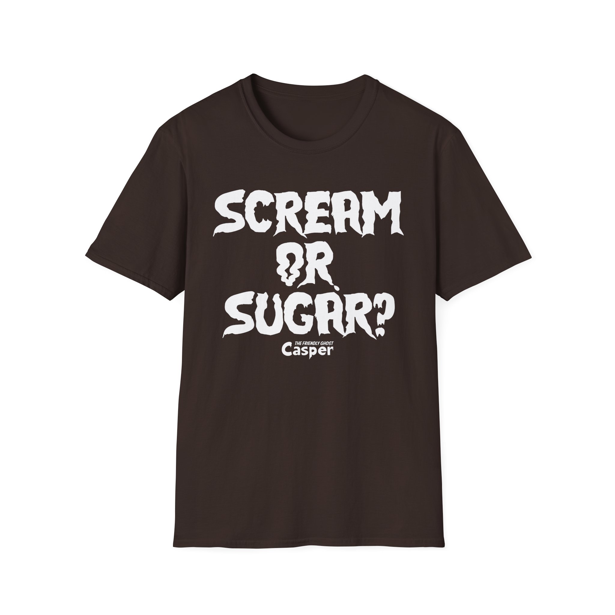 Casper the Friendly Ghost Scream or Sugar Unisex Softstyle T-Shirt