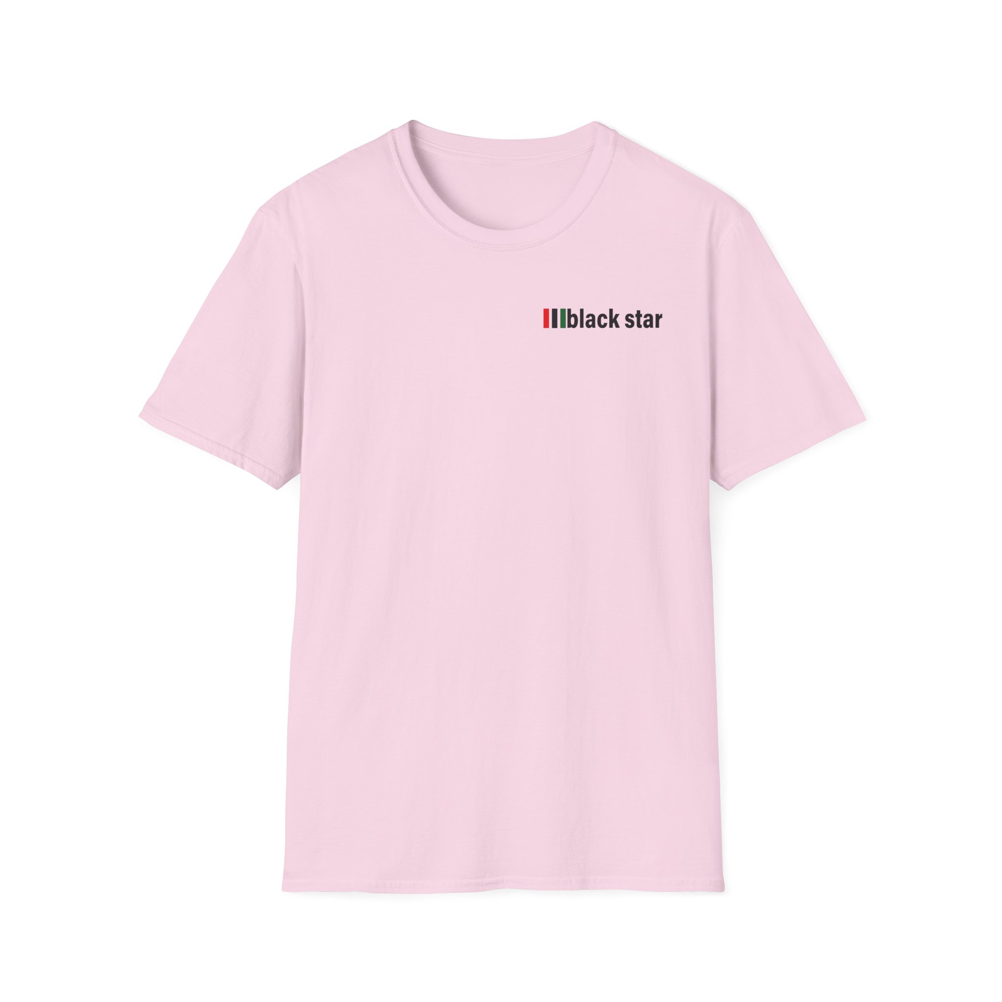 Black Star Logo Unisex Softstyle T-Shirt
