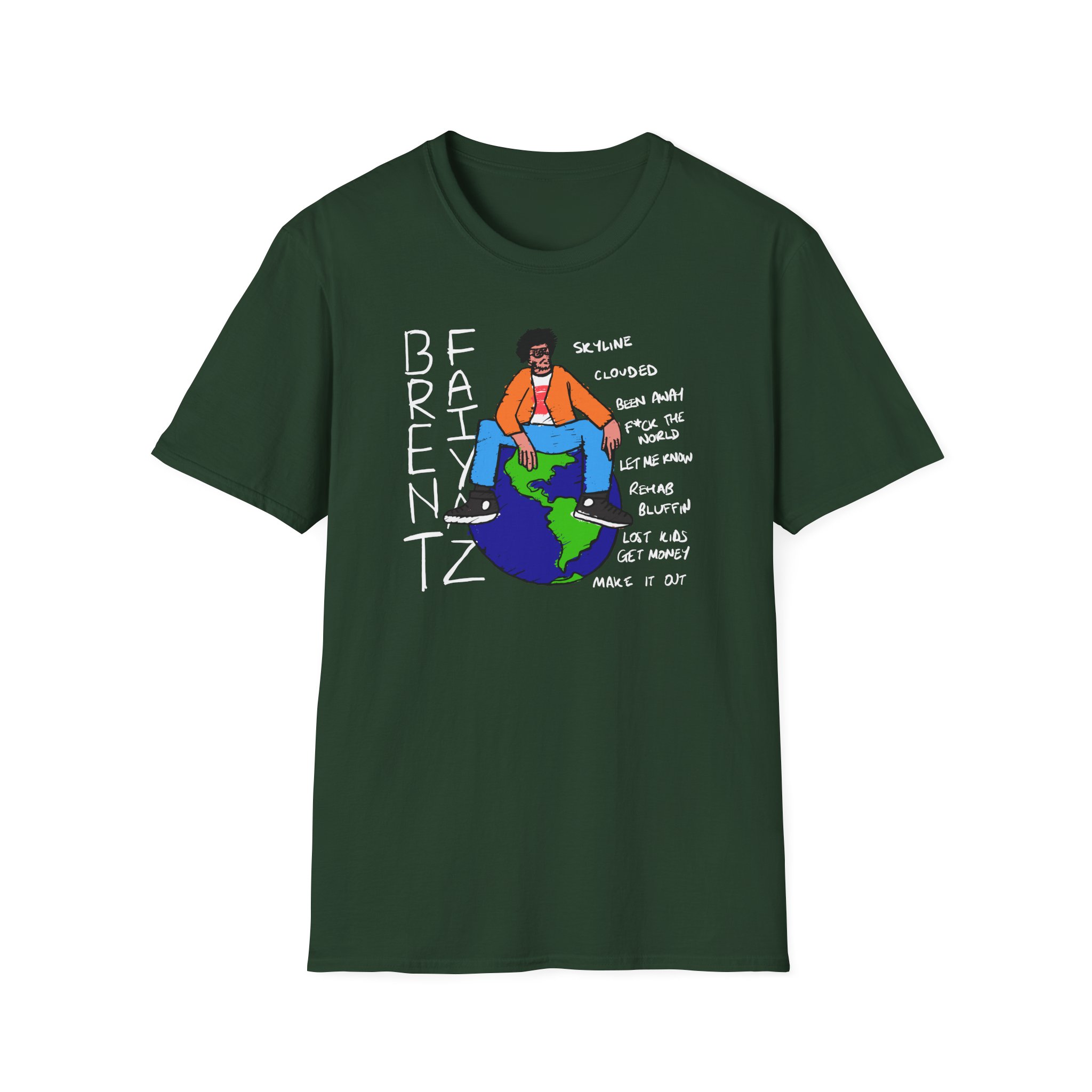 Brent Faiyaz Sketchbook Unisex Softstyle T-Shirt
