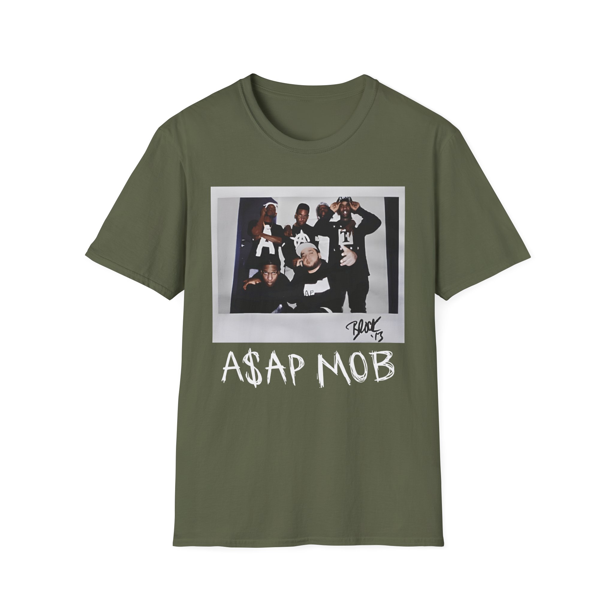ASAP Rocky Mob Og 2015 Block 13 Unisex Softstyle T-Shirt