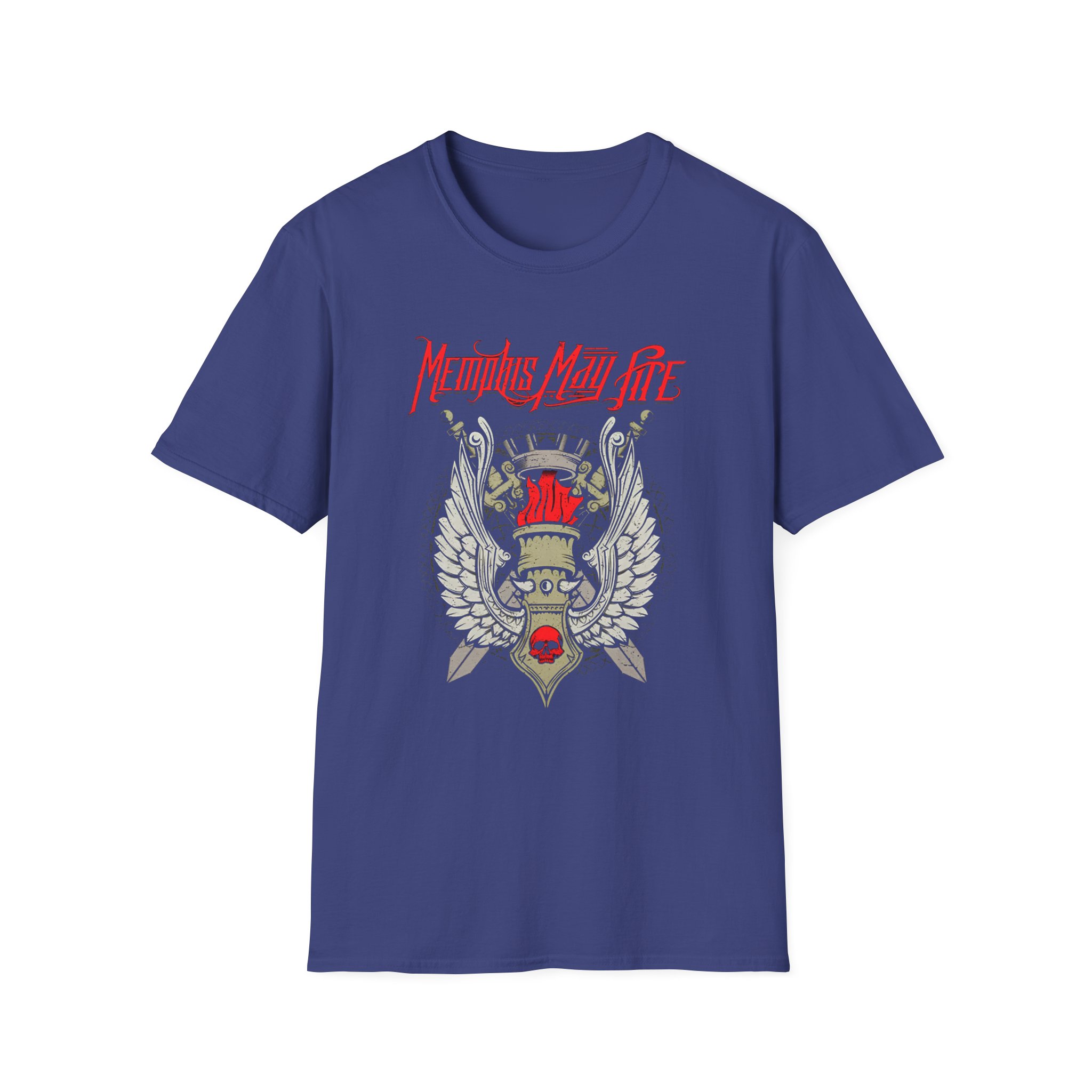 Memphis May Fire Roman Crest Unisex Softstyle T-Shirt