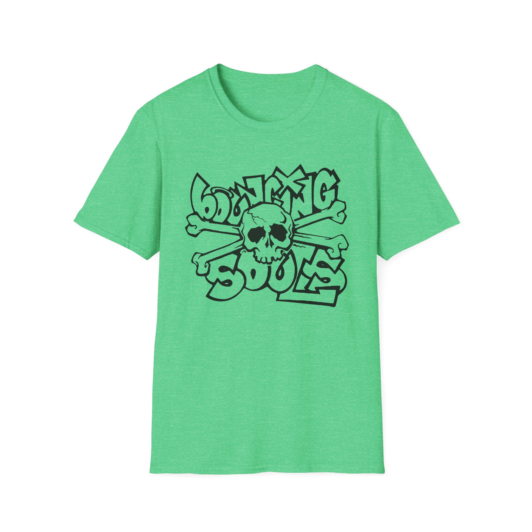 The Bouncing Souls Skull And Crossbones Unisex Softstyle T-Shirt