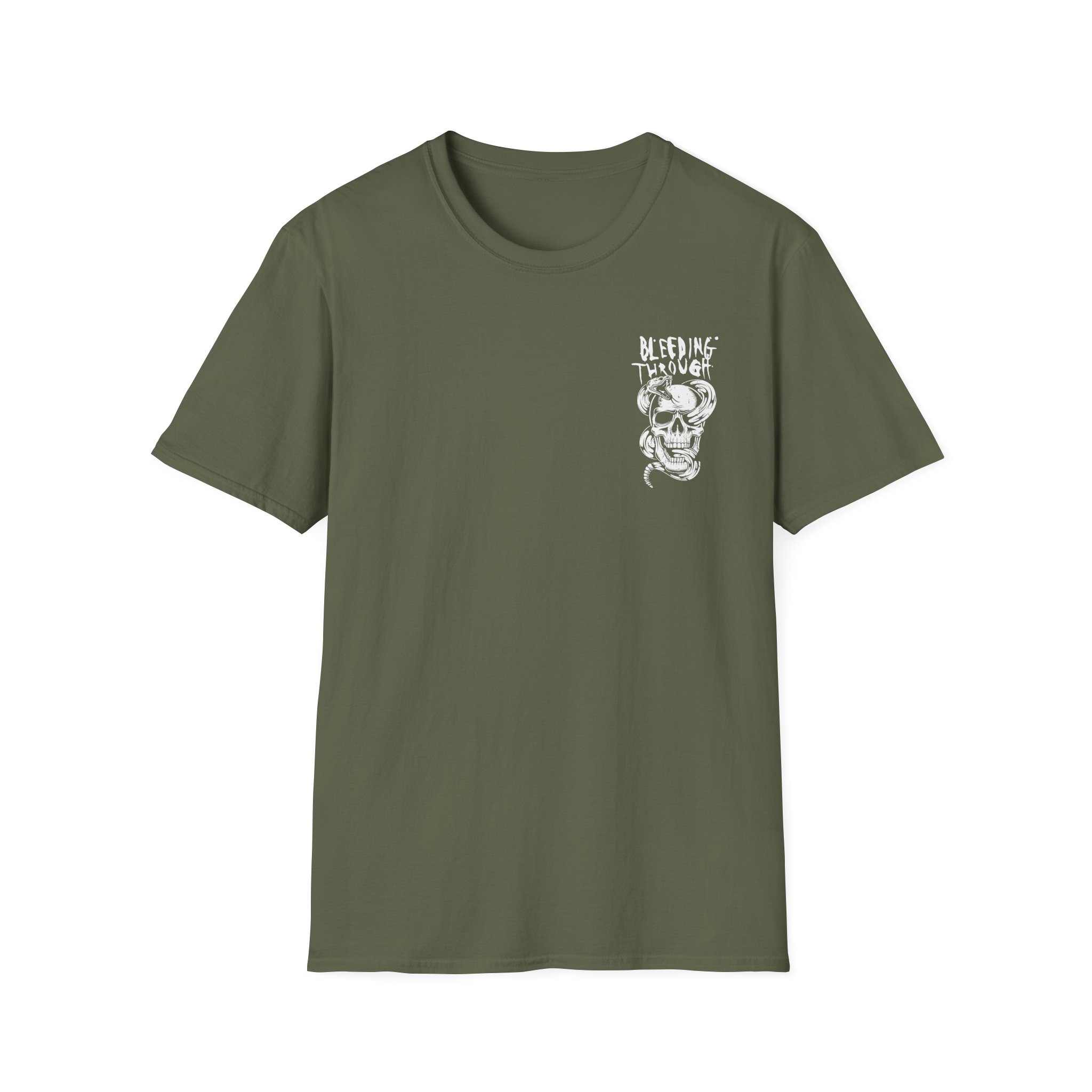Bleeding Through SNAKE Unisex Softstyle T-Shirt
