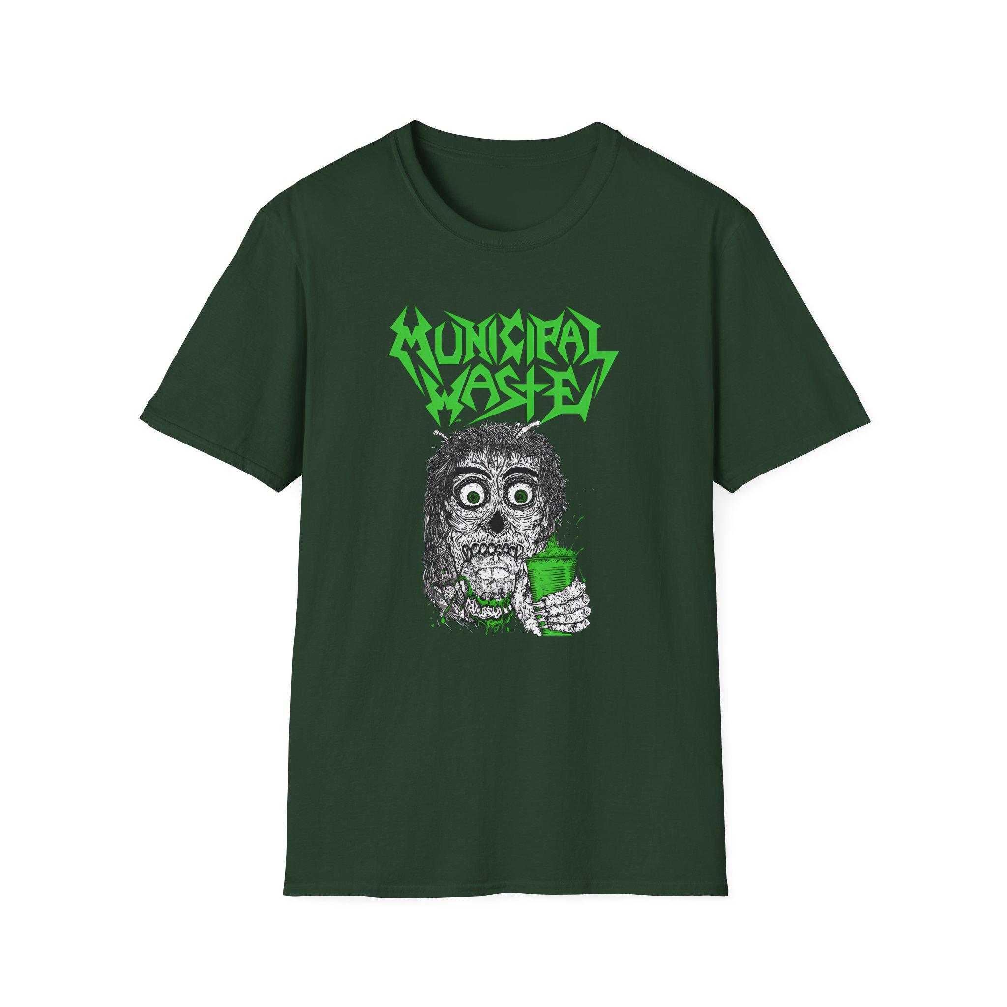 Municipal Waste Beer Zombie Unisex Softstyle T-Shirt