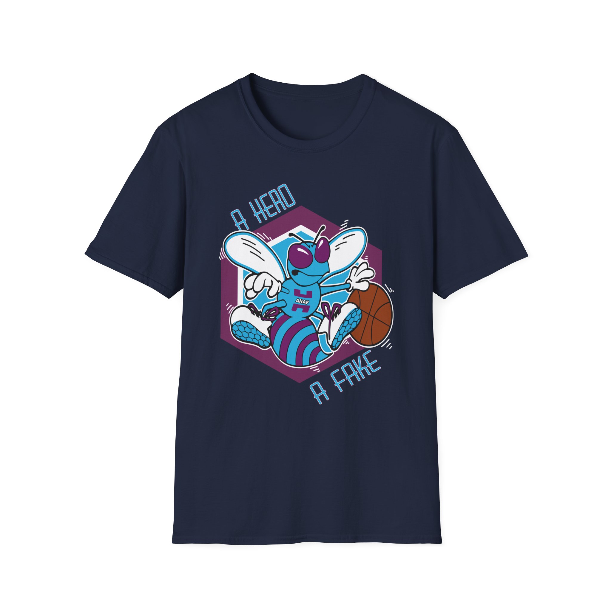 A Hero a Fake Unisex Softstyle T-Shirt