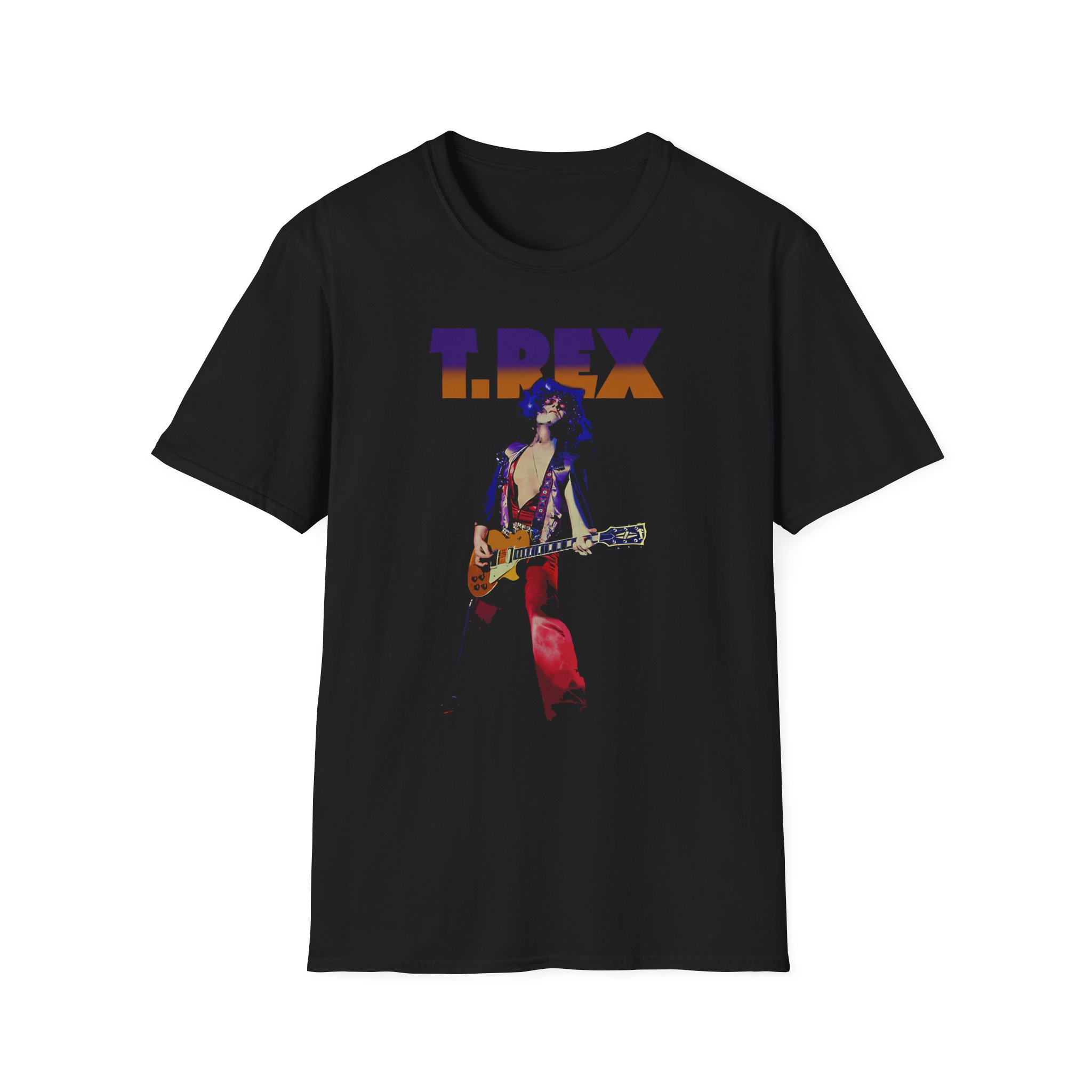 T Rex Rockin Unisex Softstyle T-Shirt