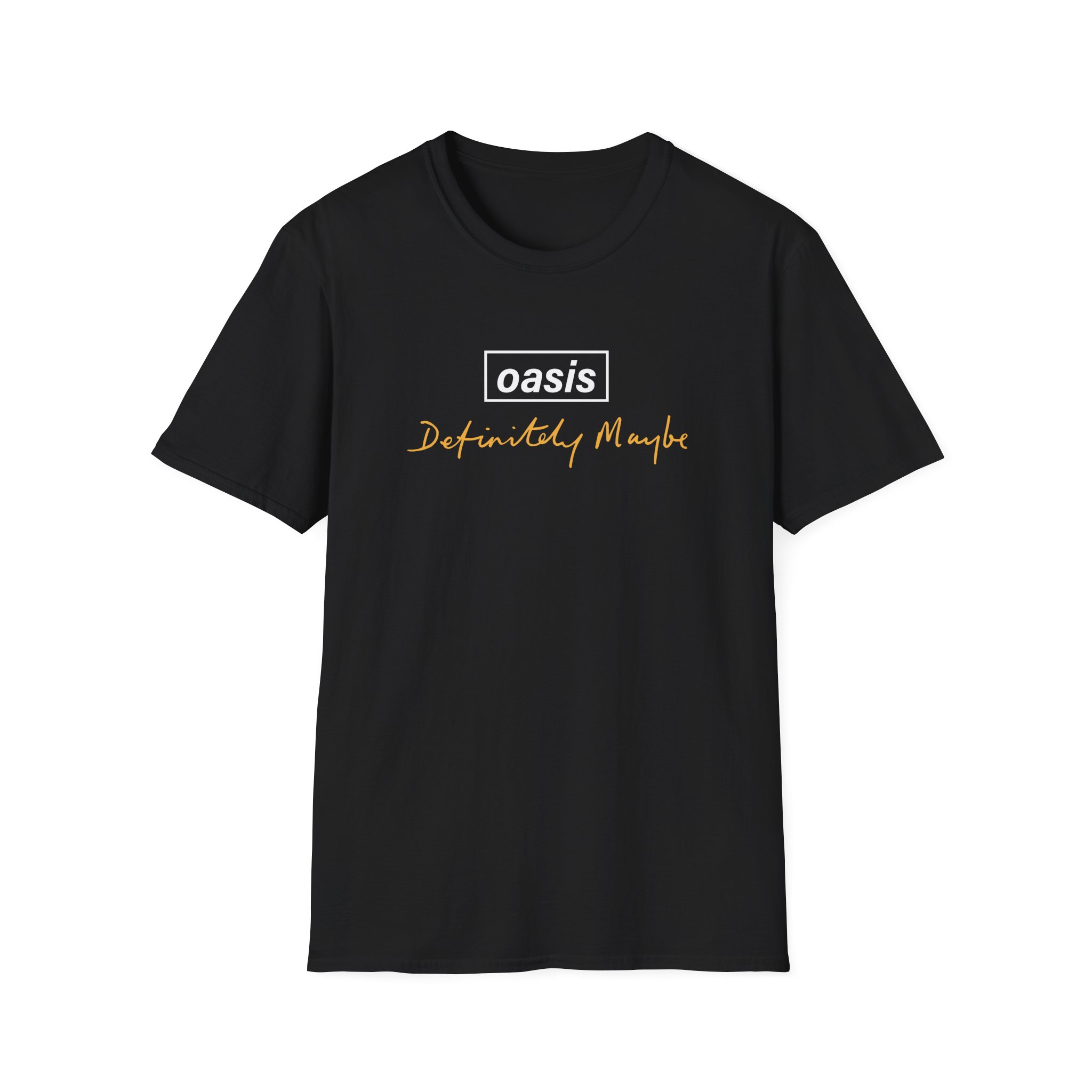 Oasis Definitely Maybe Tracklist Unisex Softstyle T-Shirt
