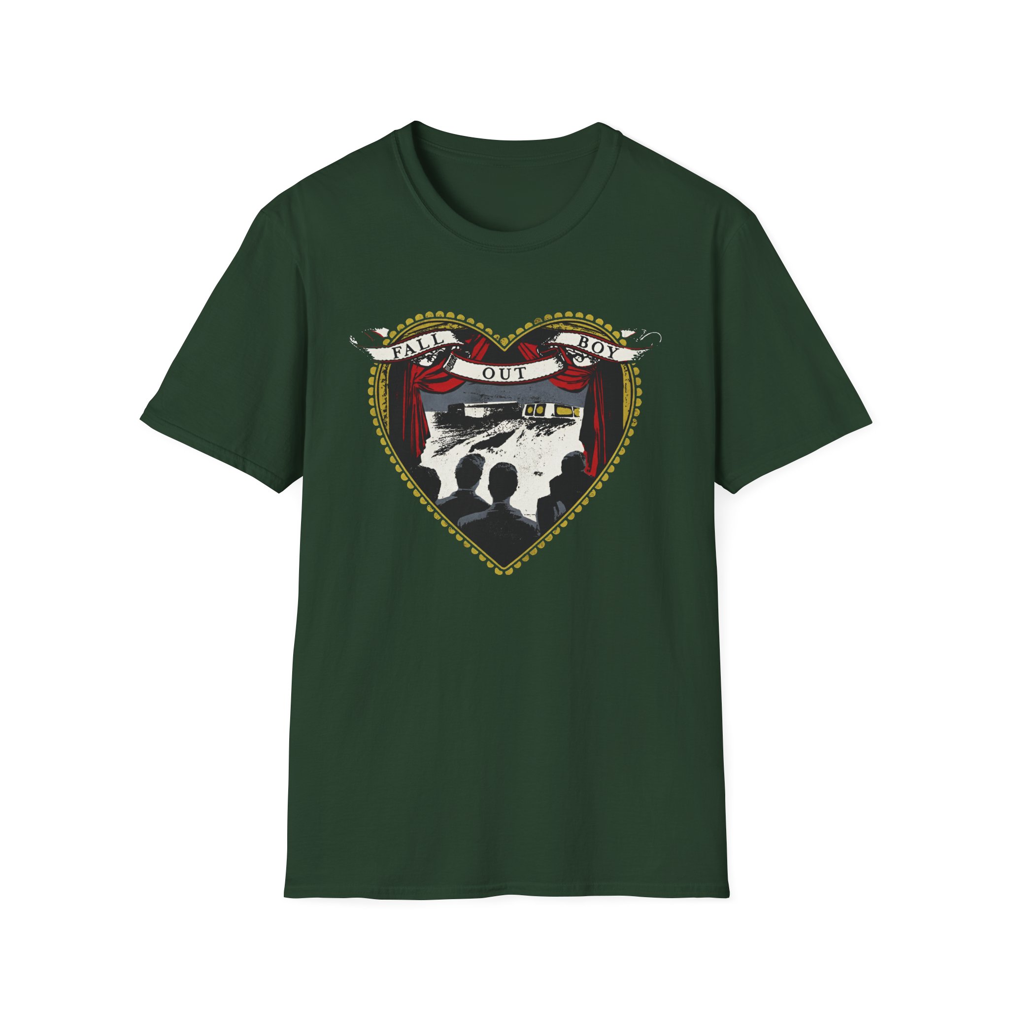 Fall Out Boy Album Cover Heart Unisex Softstyle T-Shirt