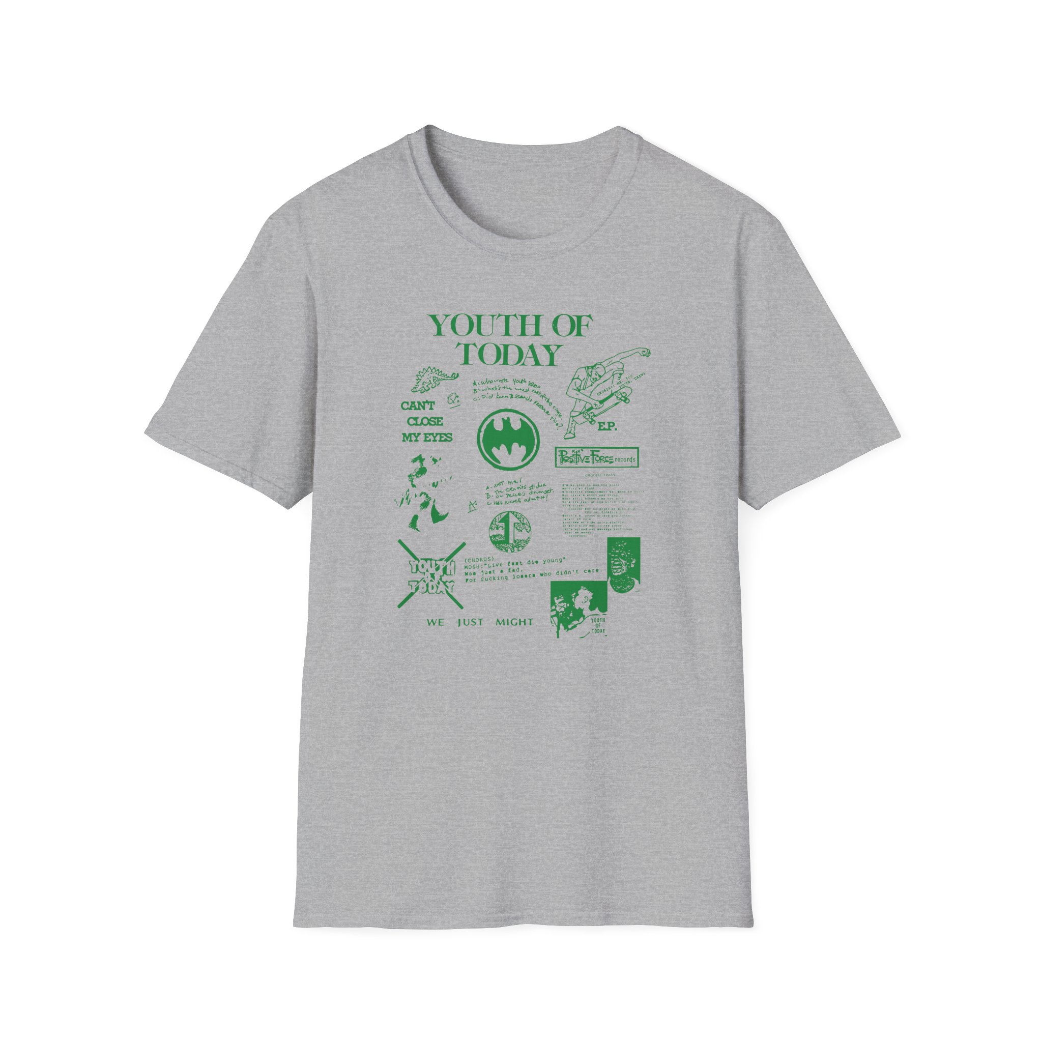 Youth of Today Three Question Trivia Unisex Softstyle T-Shirt