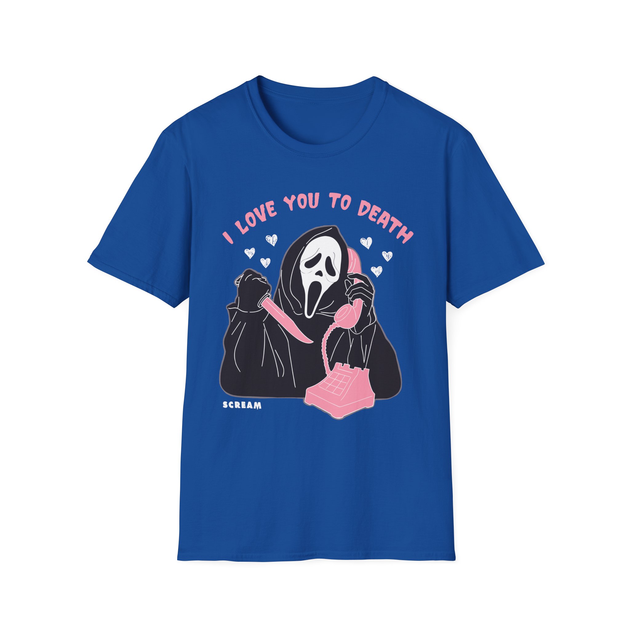 Ghostface Love You To Death Unisex Softstyle T-Shirt