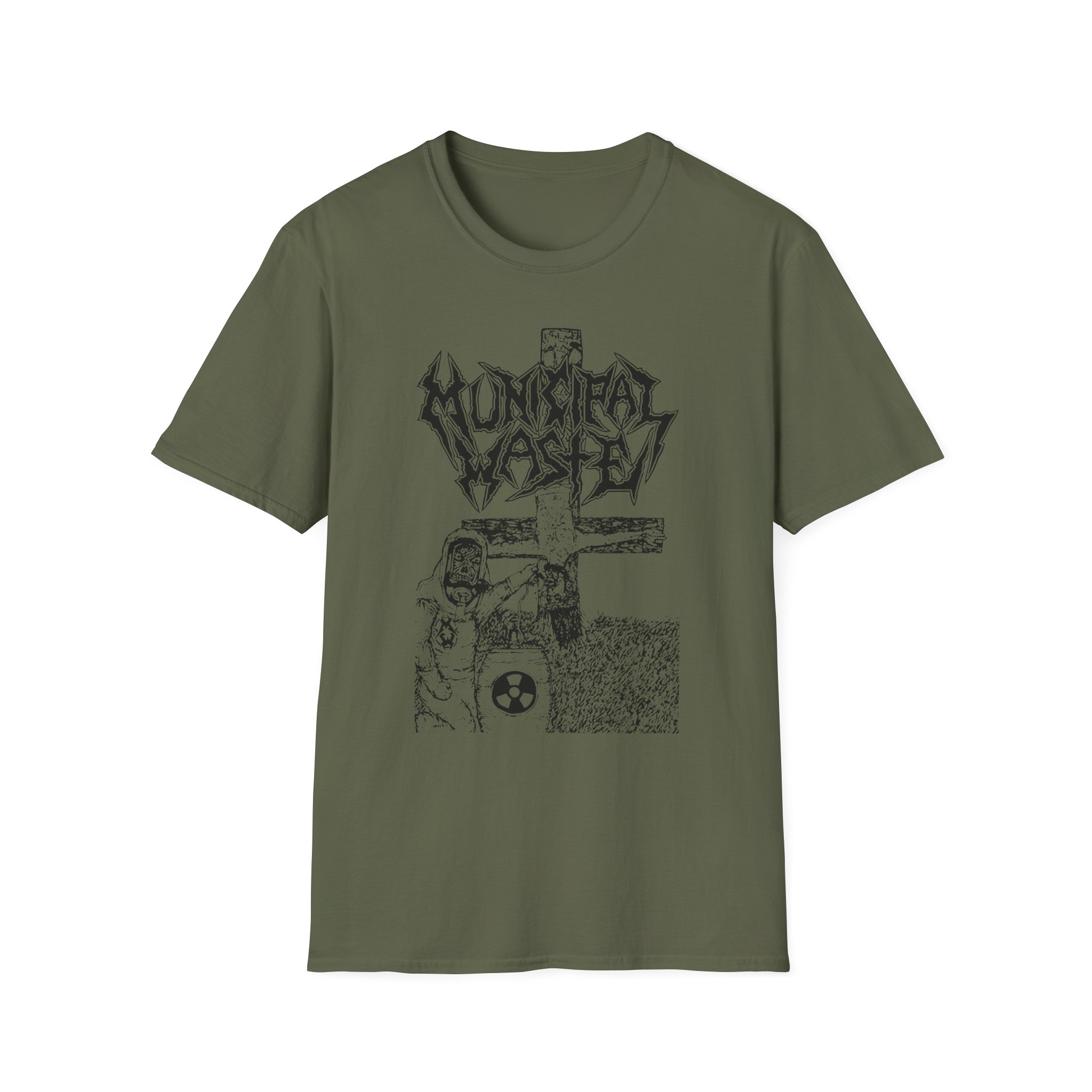 Municipal Waste Decrepit Christ Unisex Softstyle T-Shirt