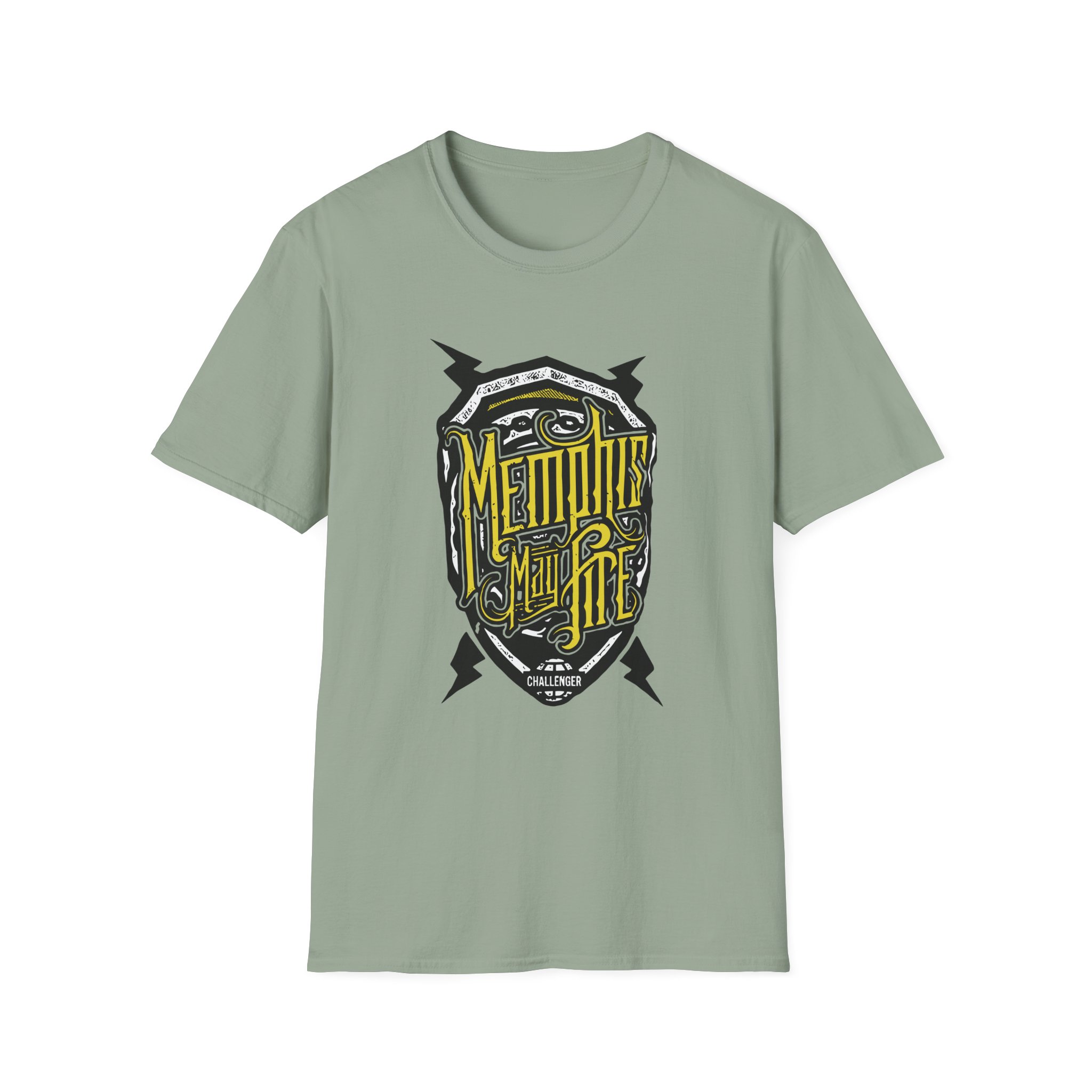 Memphis May Fire Shield Unisex Softstyle T-Shirt