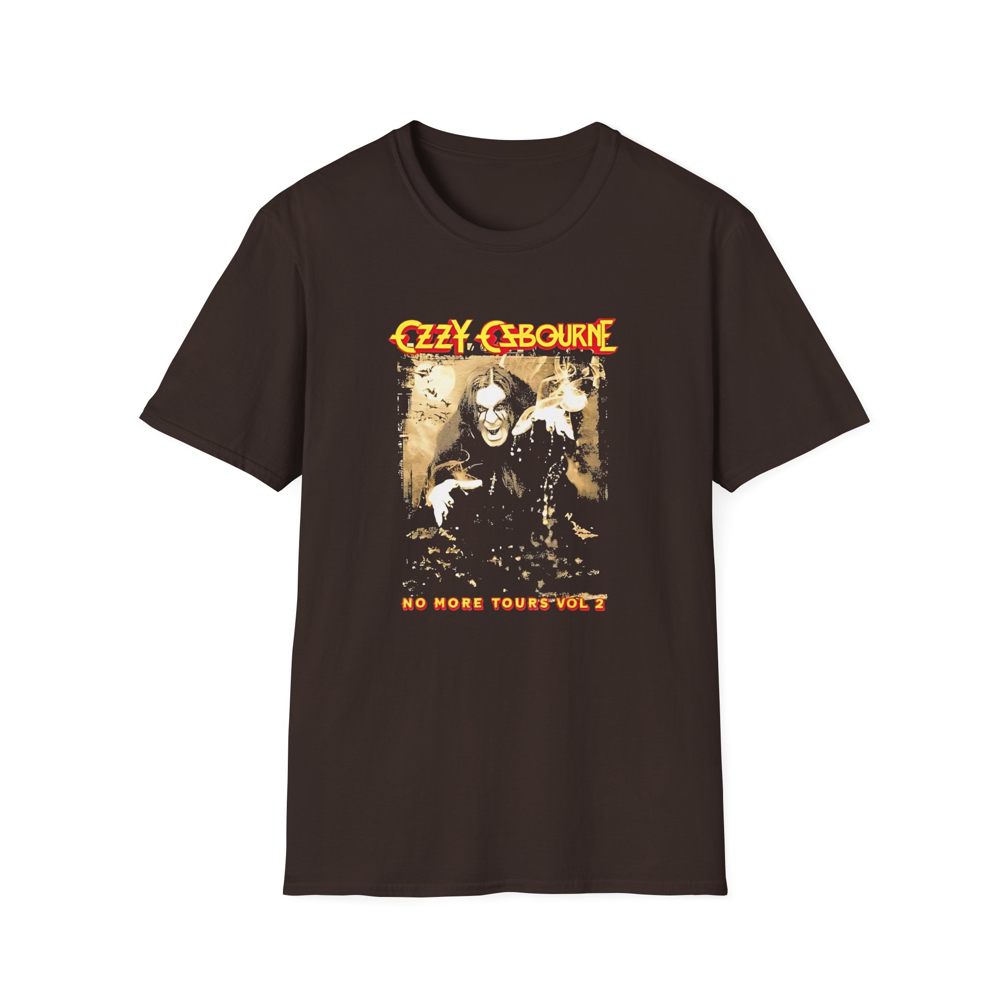 Ozzy Osbourne Rising With Tourback Unisex Softstyle T-Shirt
