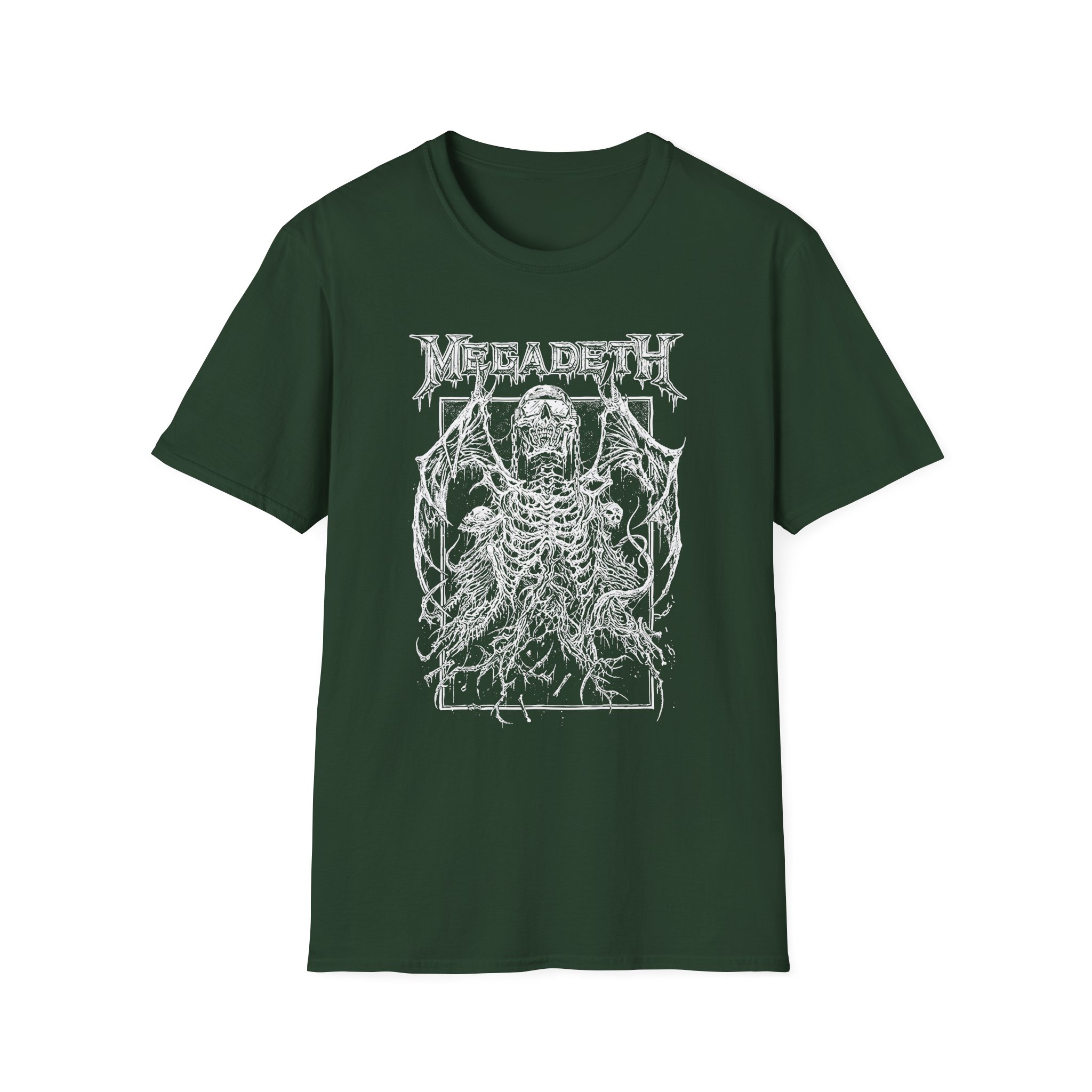 Megadeth Bat Vic Rising Unisex Softstyle T-Shirt