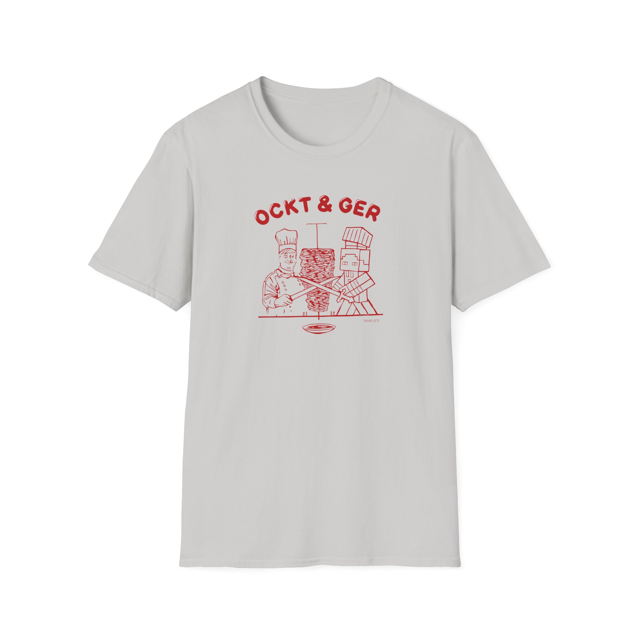 Papaplatte OCKT & GER Unisex Softstyle T-Shirt