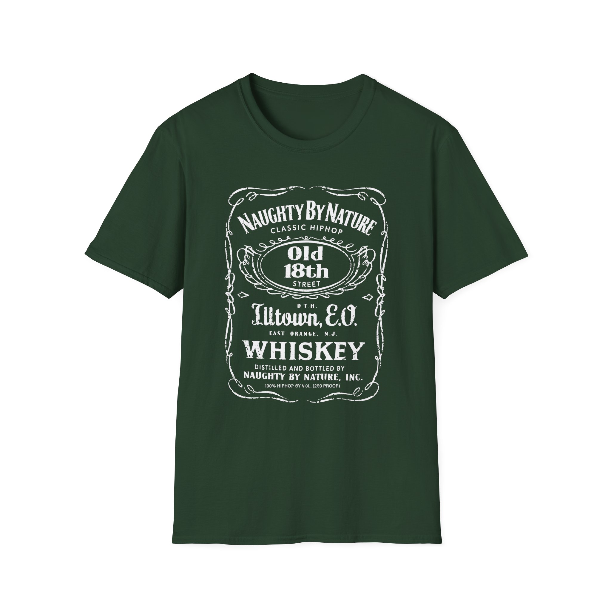 Naughty by Nature Old 18th St. Illtown Whiskey Unisex Softstyle T-Shirt
