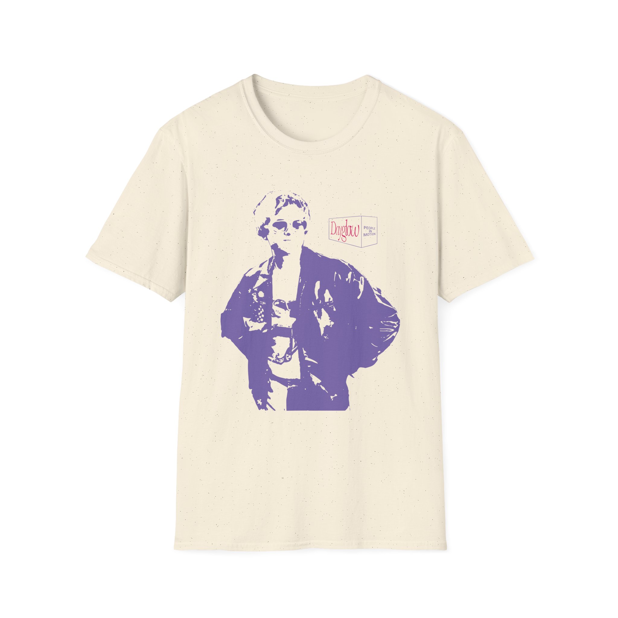 Dayglow People in Motion Natural Unisex Softstyle T-Shirt