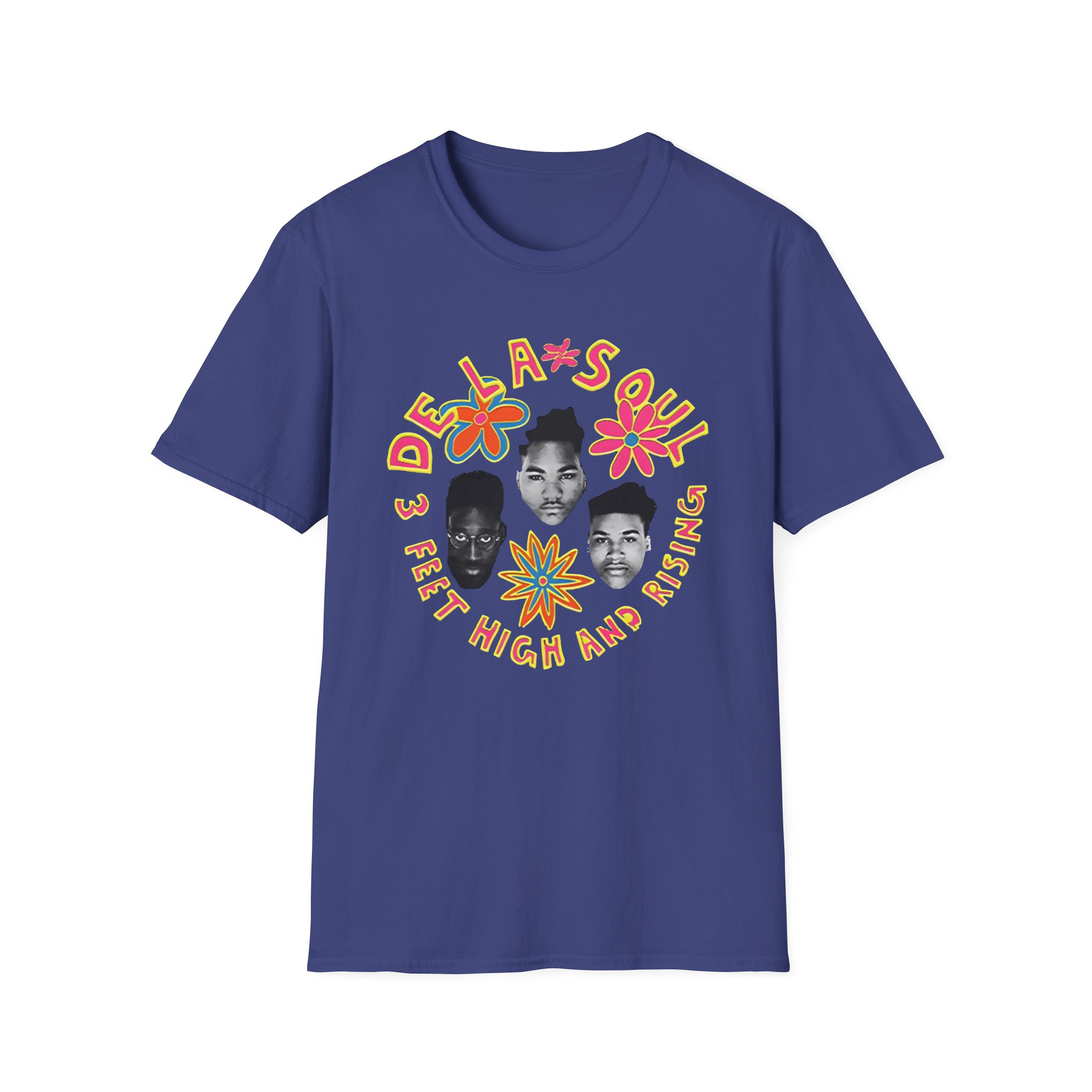 De La Soul 3 Feet High and Rising Unisex Softstyle T-Shirt