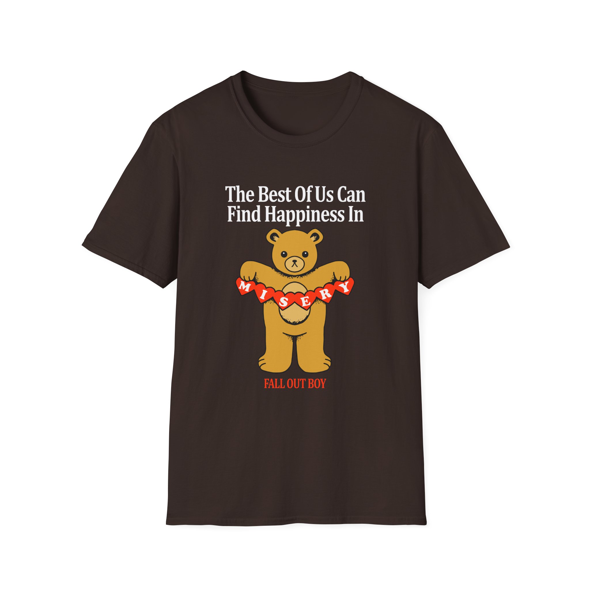 Fall Out Boy Misery Teddy Unisex Softstyle T-Shirt