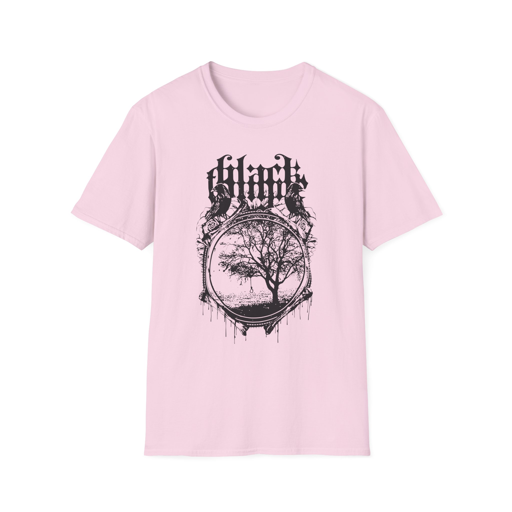 Black Tongue Murder Of Crows Unisex Softstyle T-Shirt