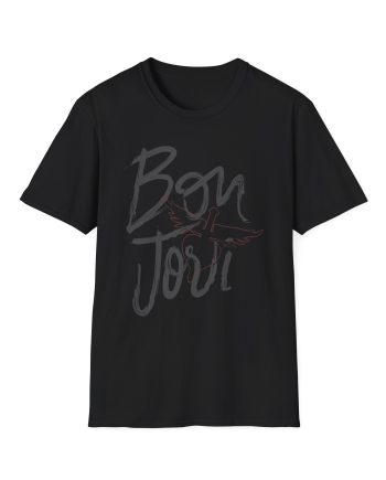 Bon Jovi Brush Strokes Unisex Softstyle T-Shirt