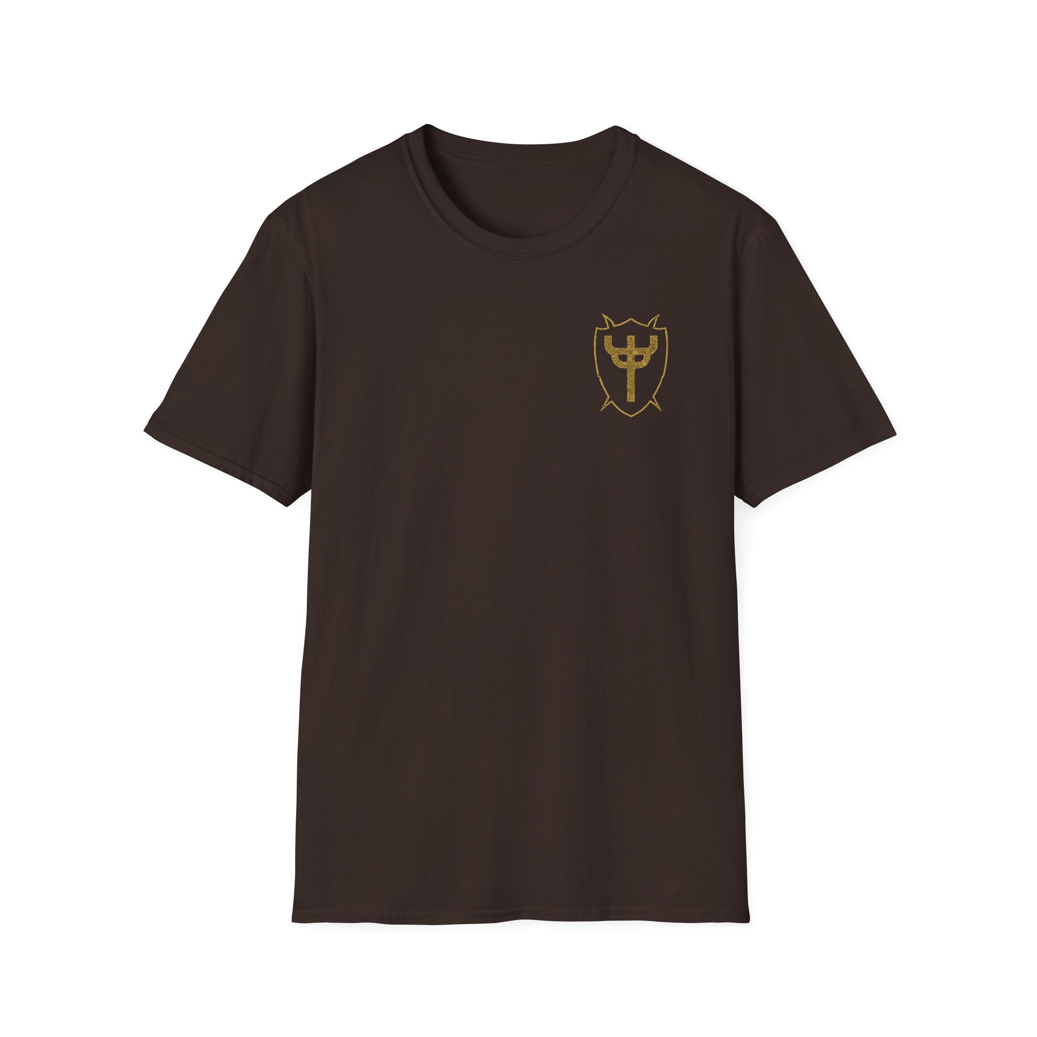 Judas Priest Gold Invincible Shield Unisex Softstyle T-Shirt