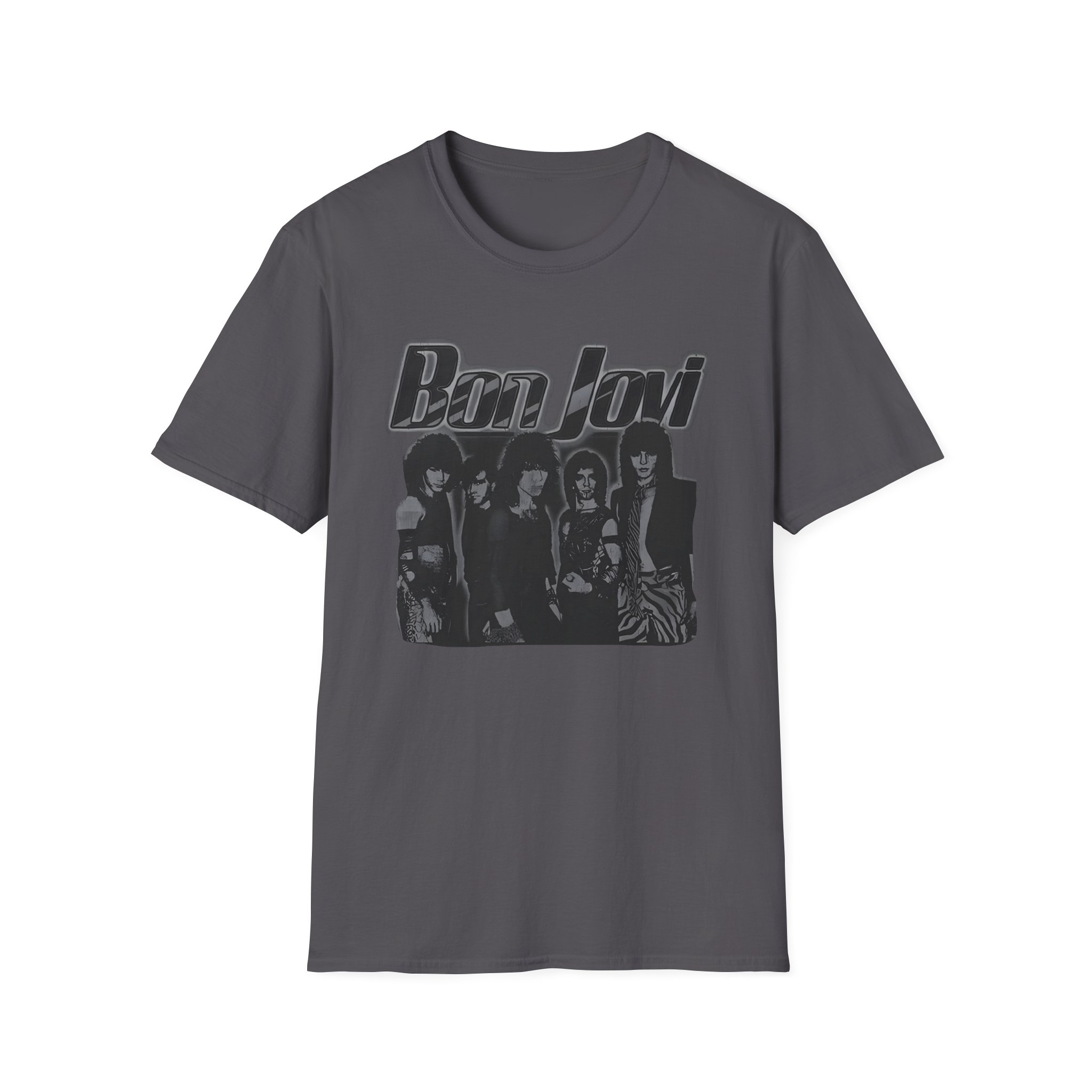 Bon Jovi Outline Unisex Softstyle T-Shirt