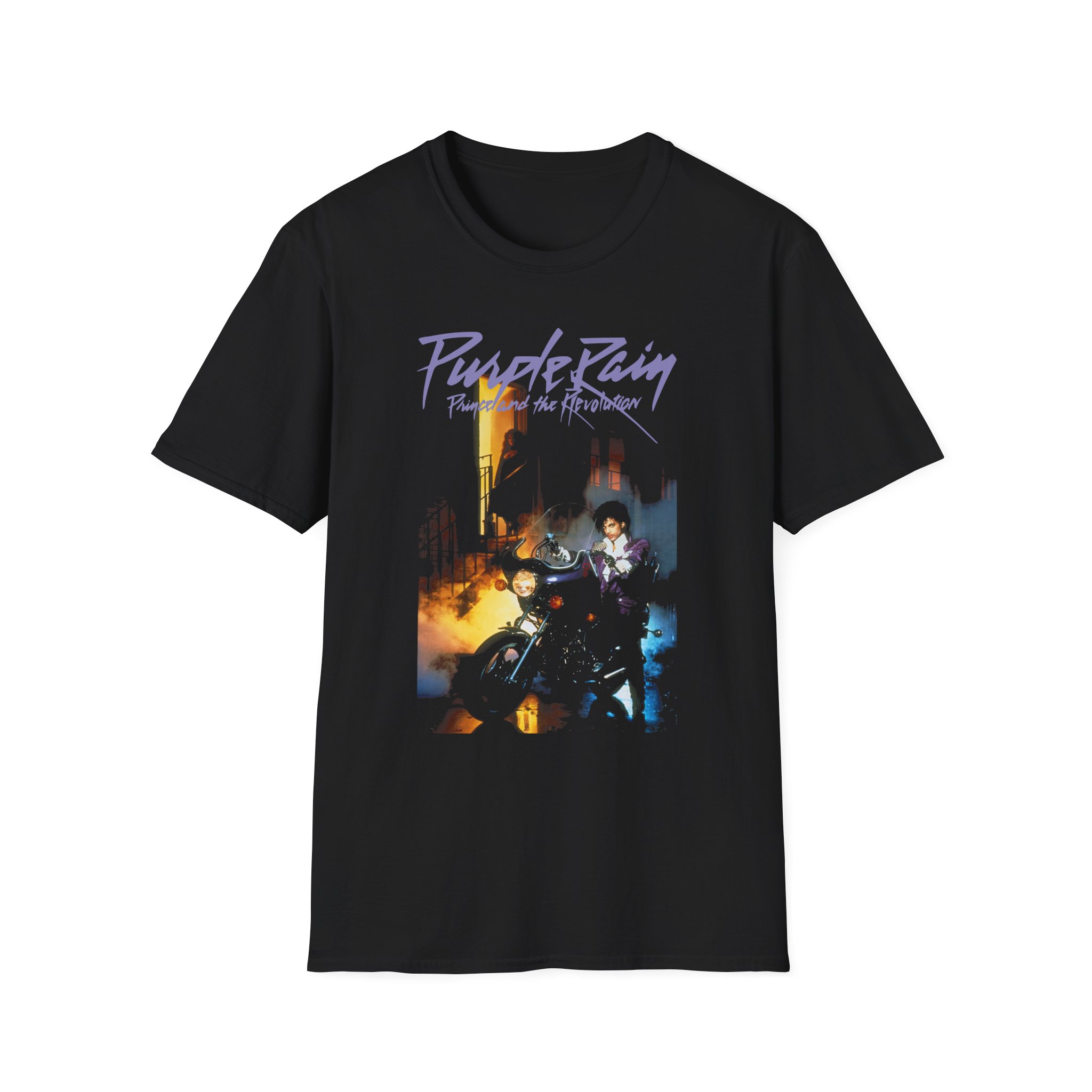 Prince Purple Rain Cover Unisex Softstyle T-Shirt