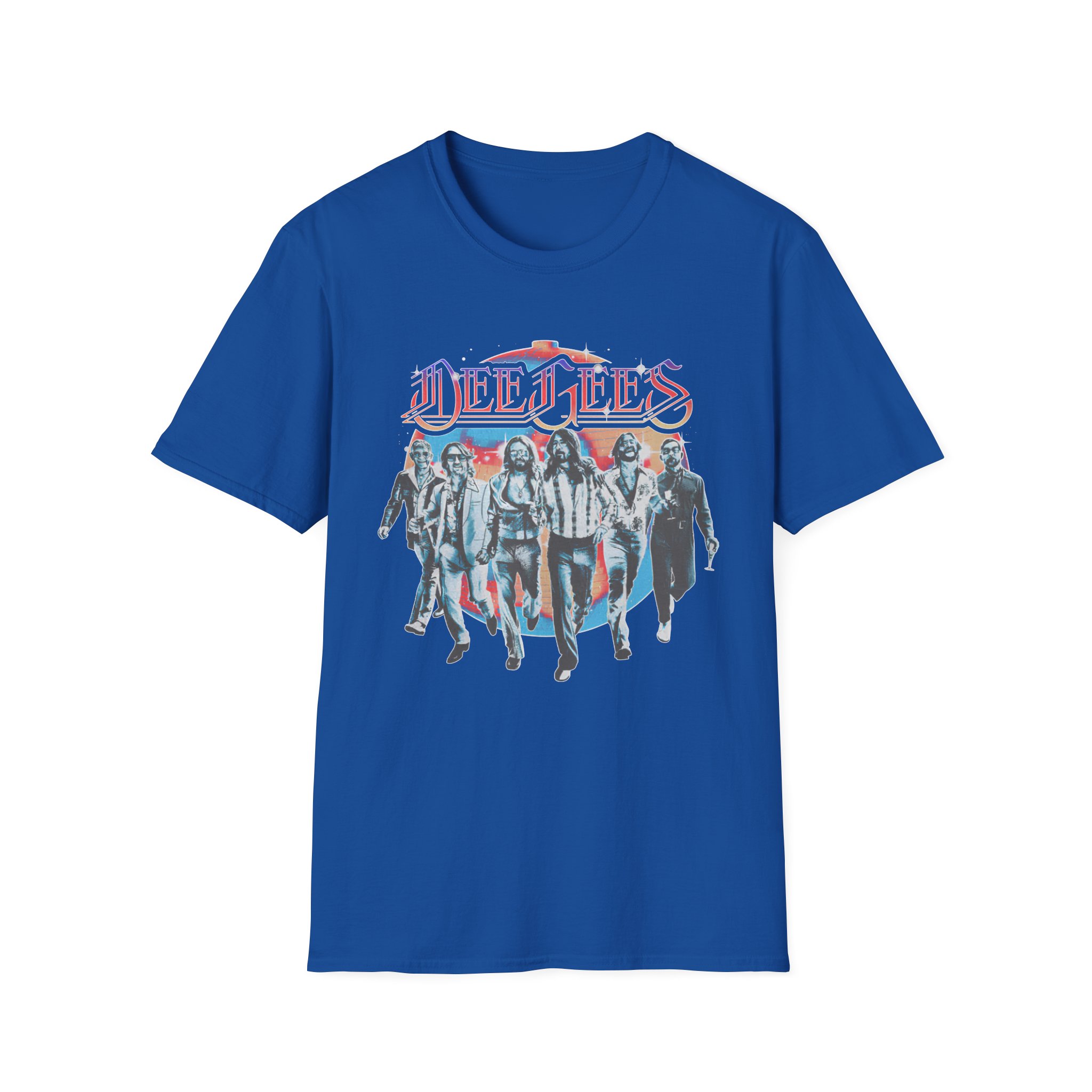 Foo Fighters Dee Gees Hail Satin Unisex Softstyle T-Shirt