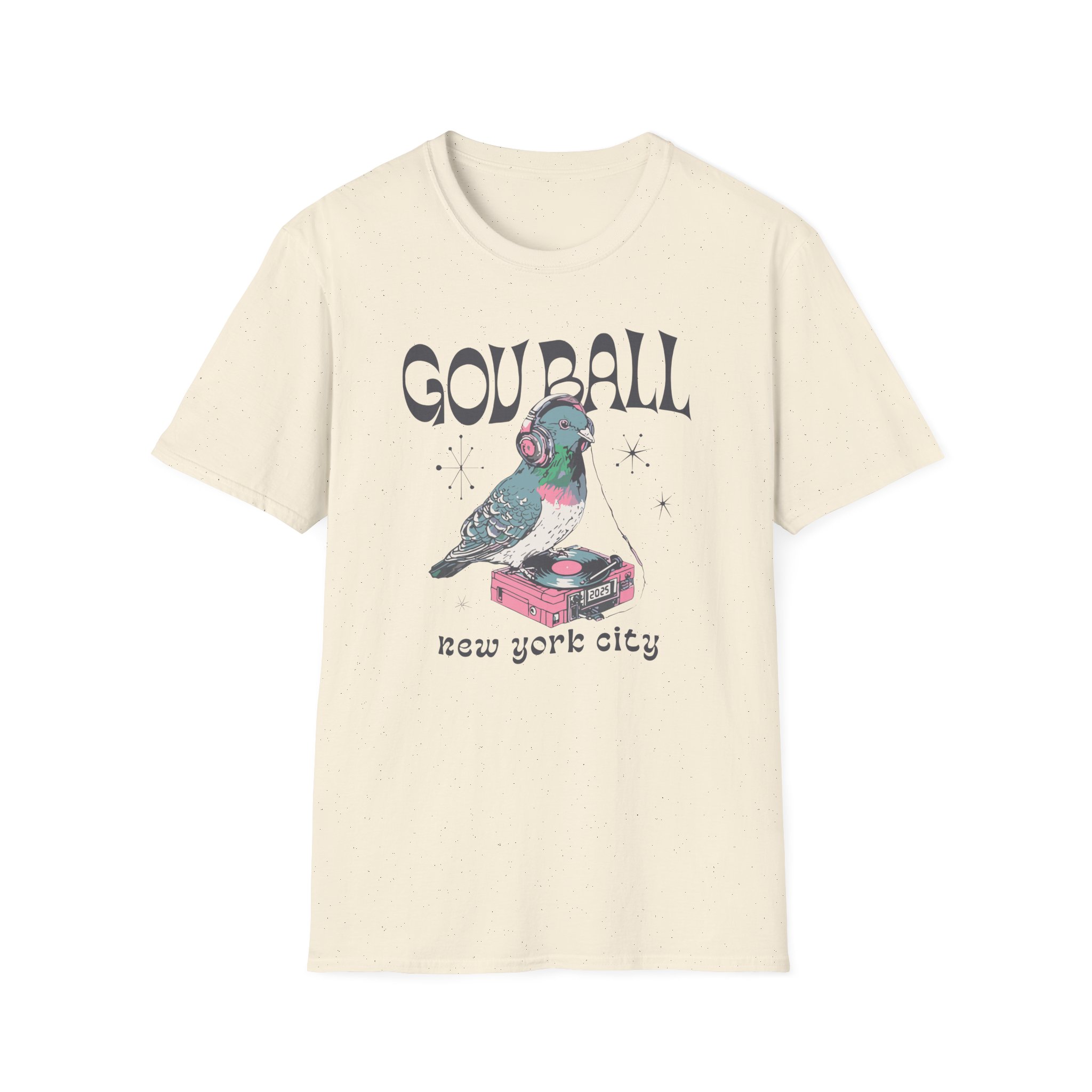 Gov Ball Pigeon Unisex Softstyle T-Shirt