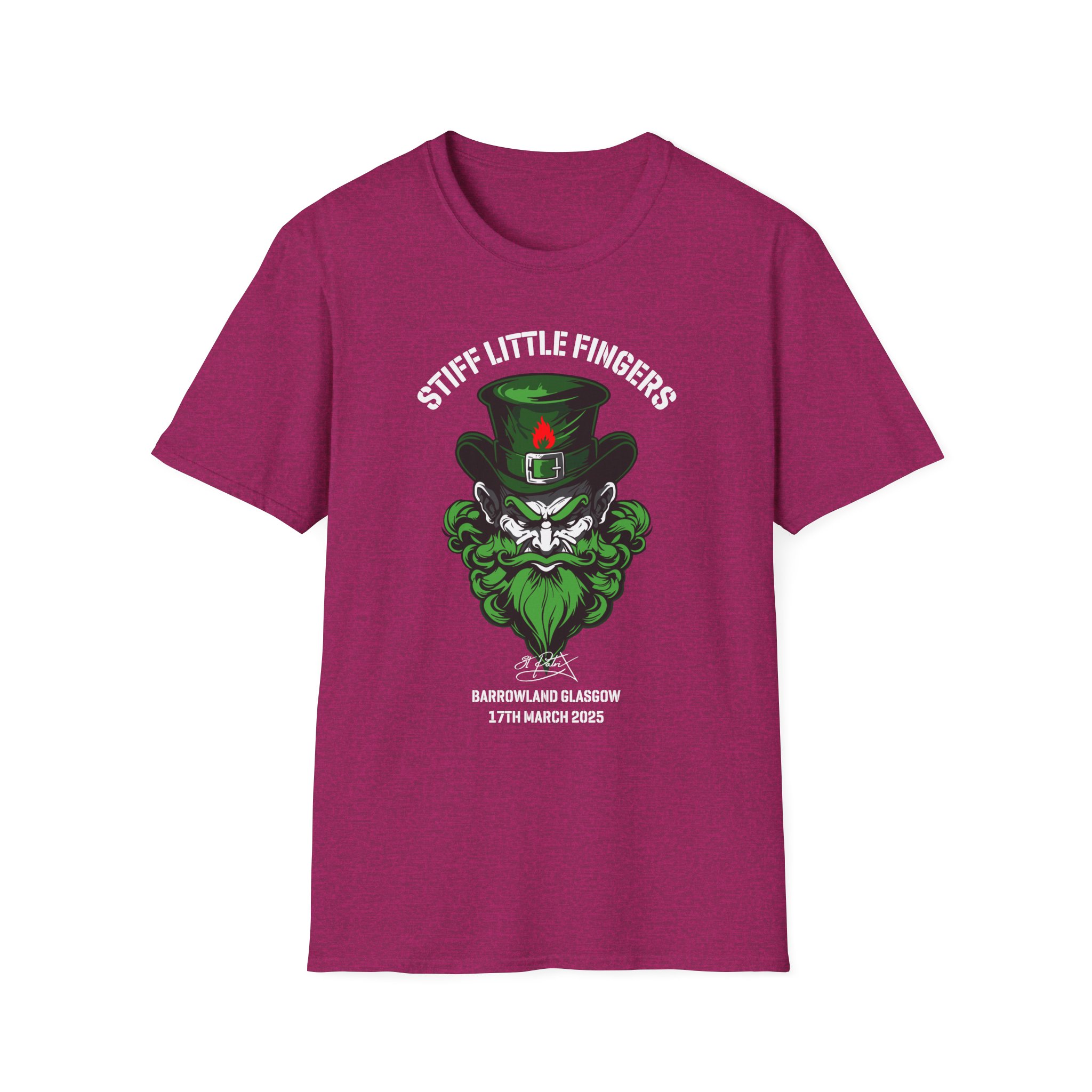 Stiff Little Fingers Barrowland 25 Unisex Softstyle T-Shirt