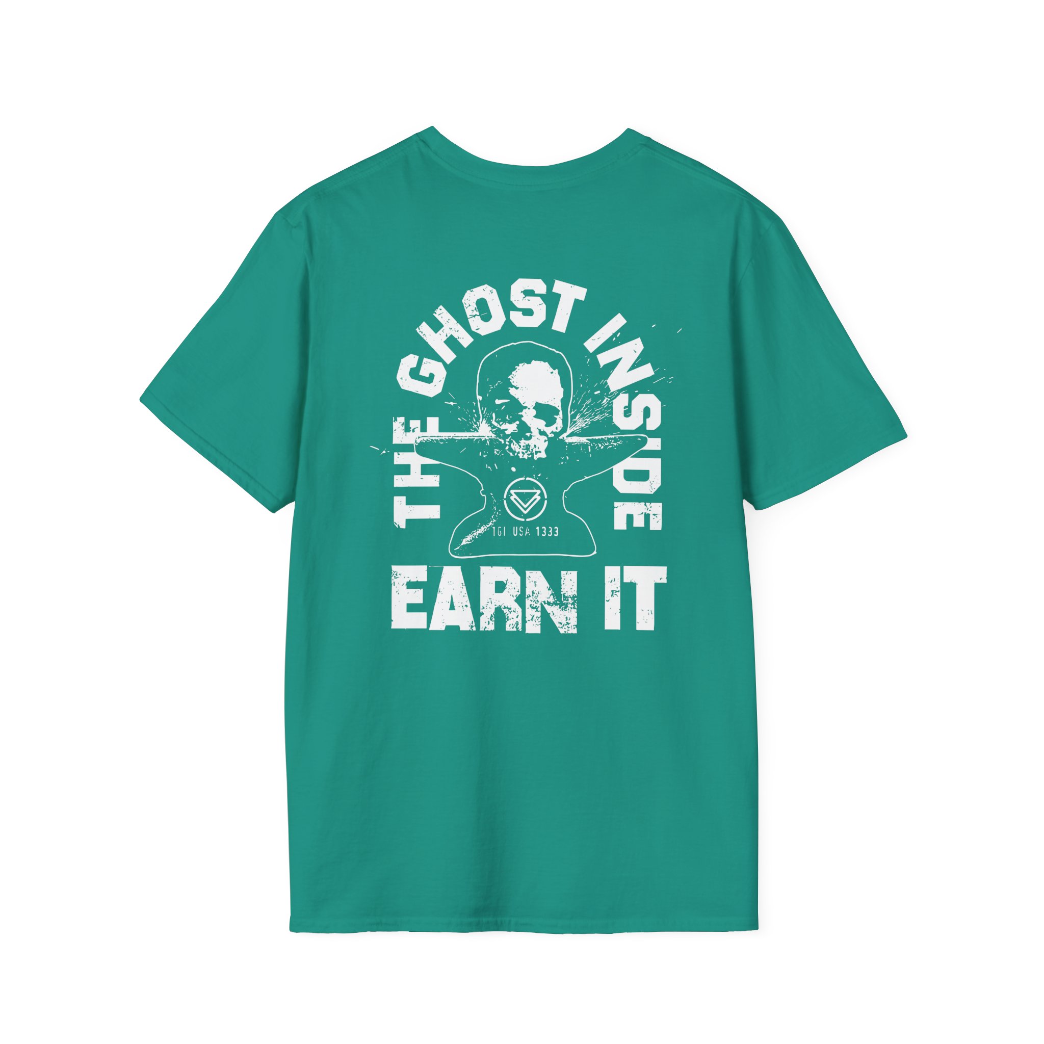 The Ghost Inside Anvil Skull Unisex Softstyle T-Shirt