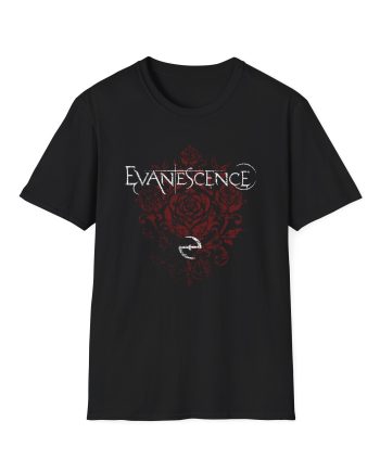 Evanescence Rose Logo Unisex Softstyle T-Shirt